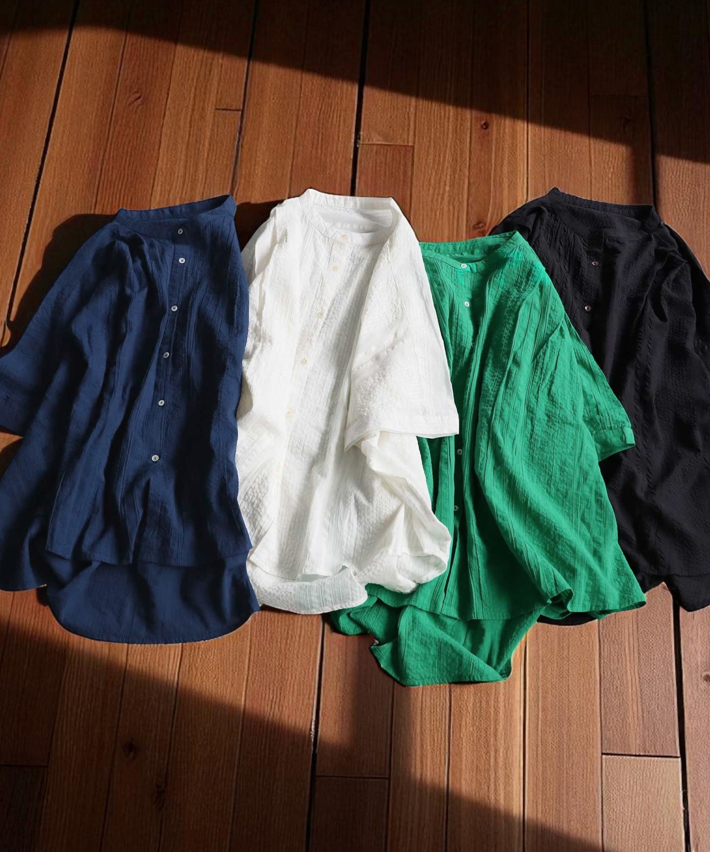 Ladies Indian Cotton Seersucker Shirt