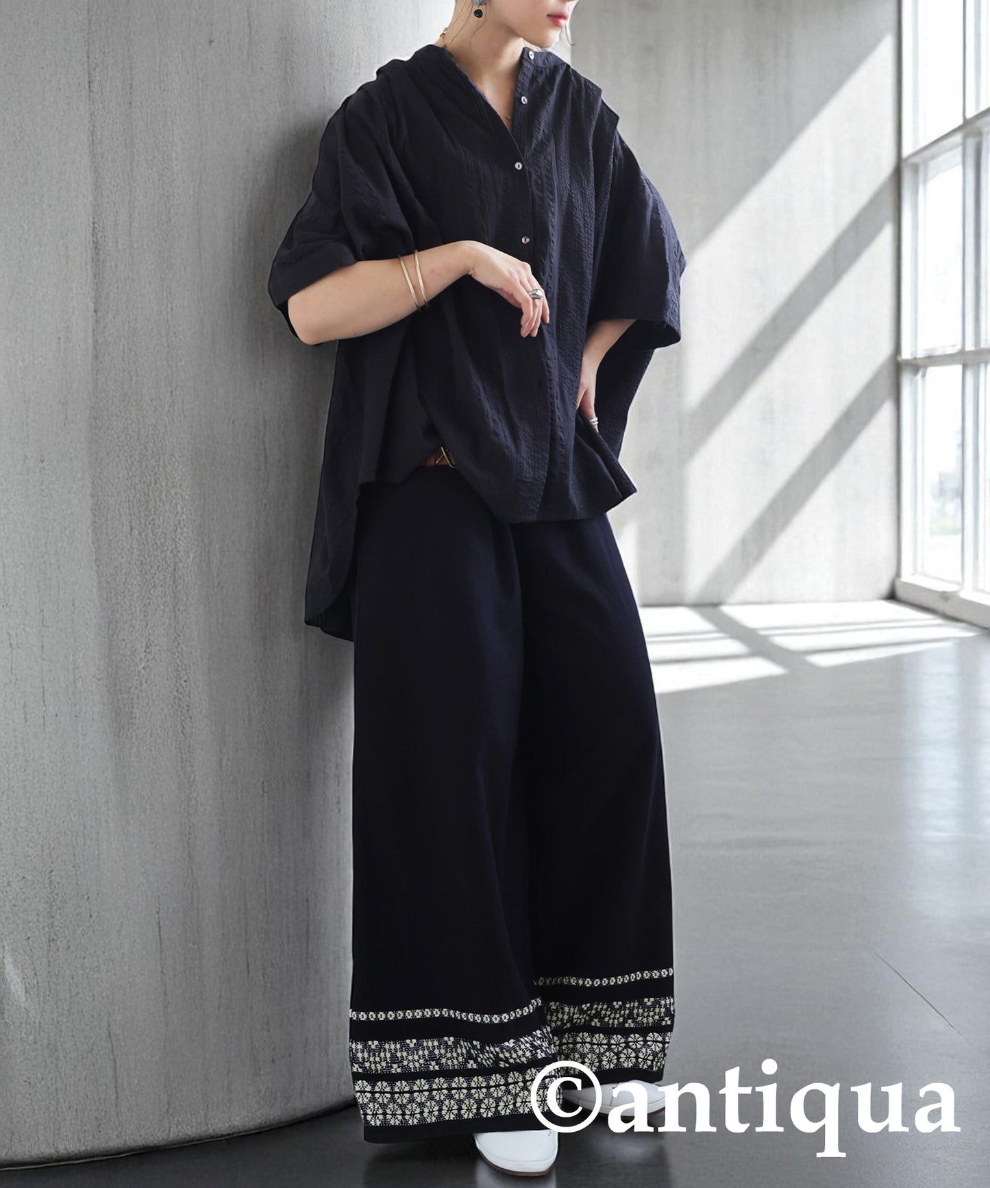 Ladies Indian Cotton Seersucker Shirt
