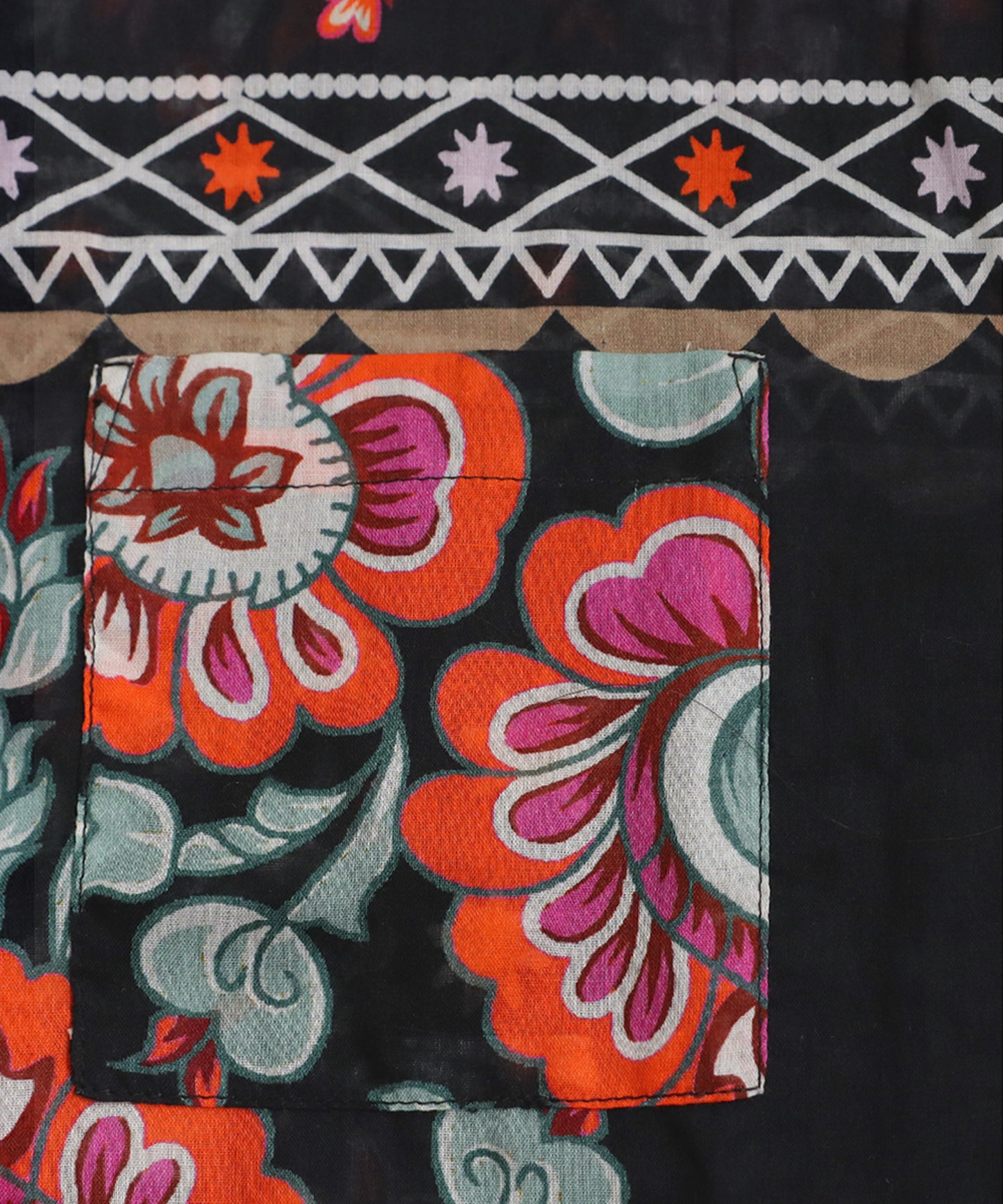 Ladies Floral Print Shirt Dress