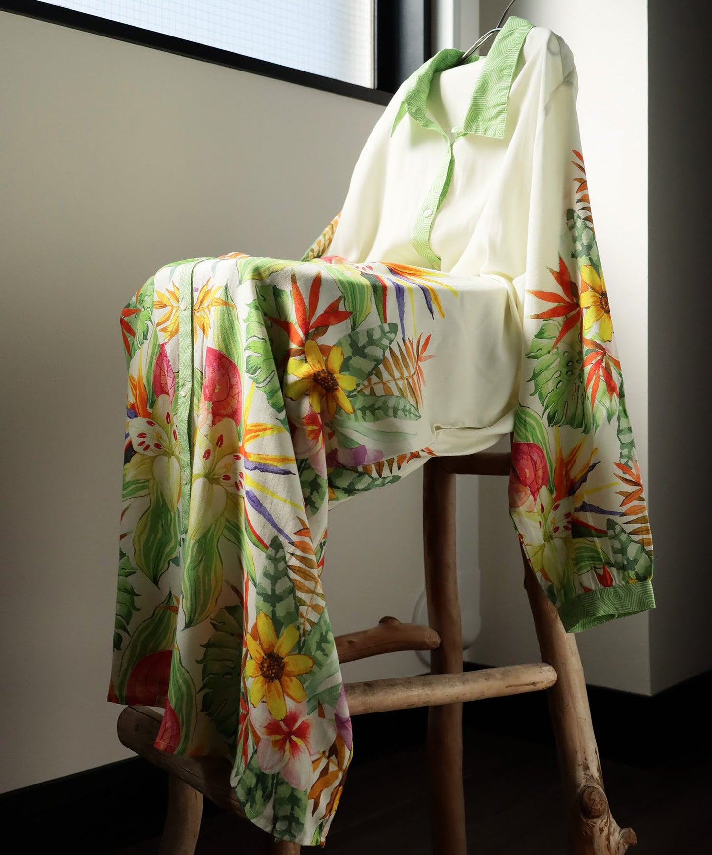 Botanical Shirt Dress Ladies