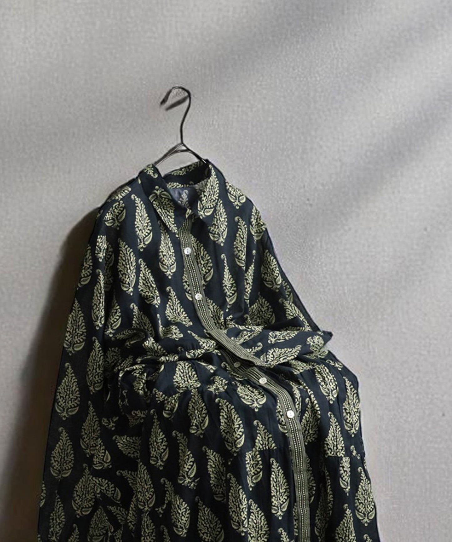 Ladies Botanical Print Shirt Dress