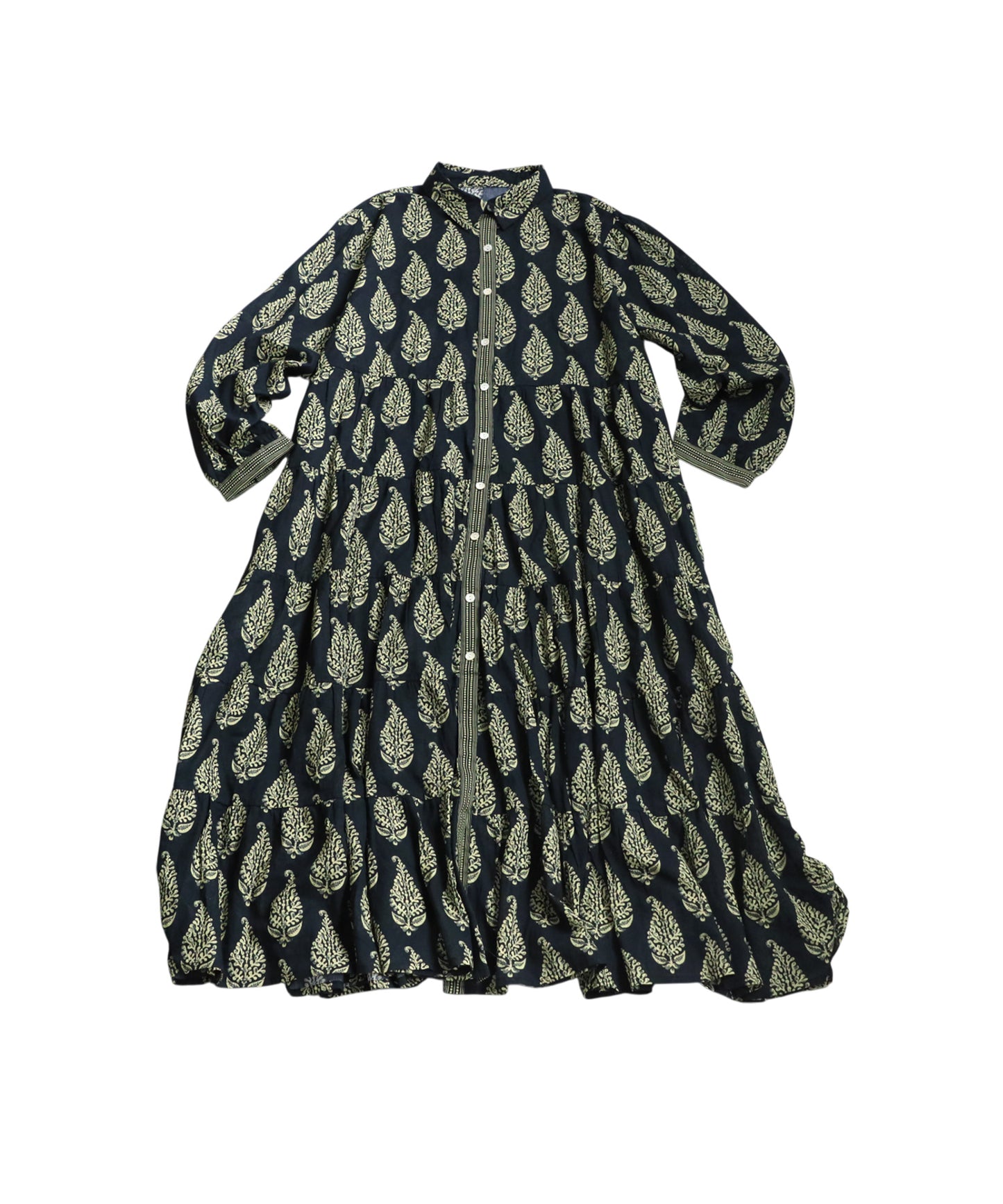 Ladies Botanical Print Shirt Dress