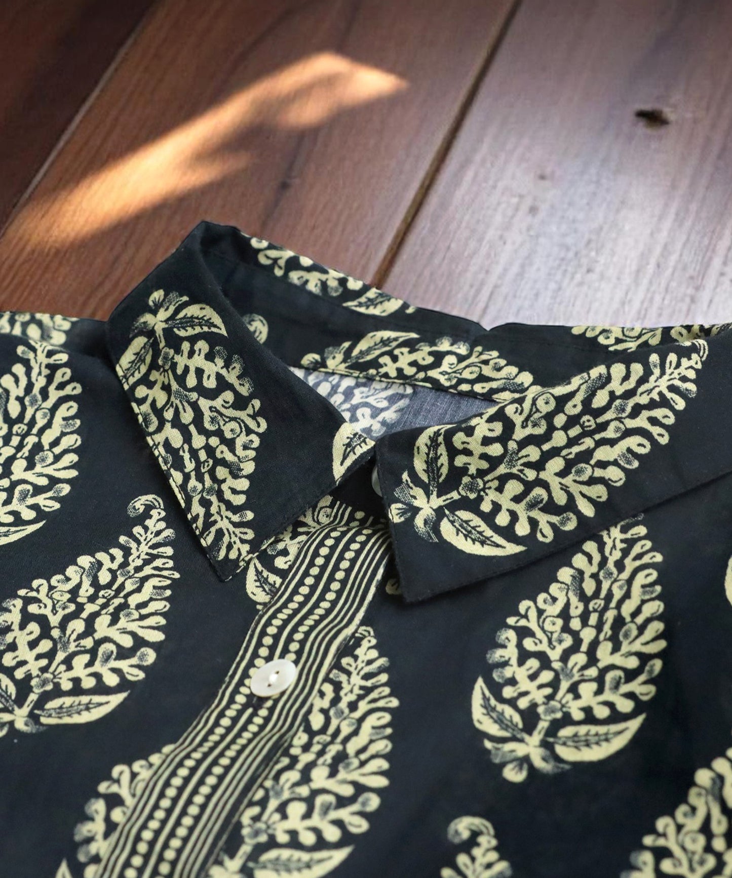 Ladies Botanical Print Shirt Dress