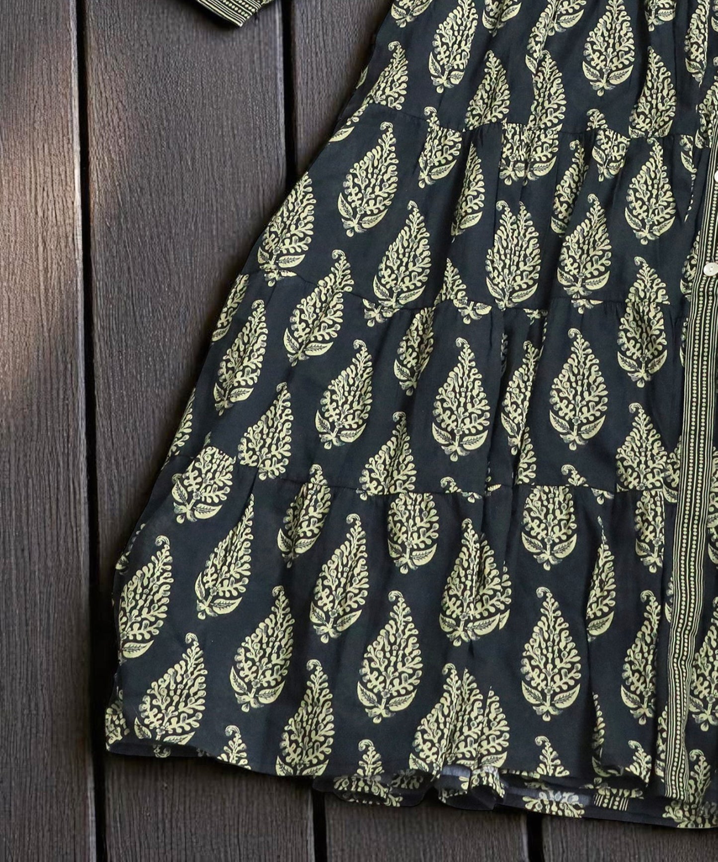 Ladies Botanical Print Shirt Dress