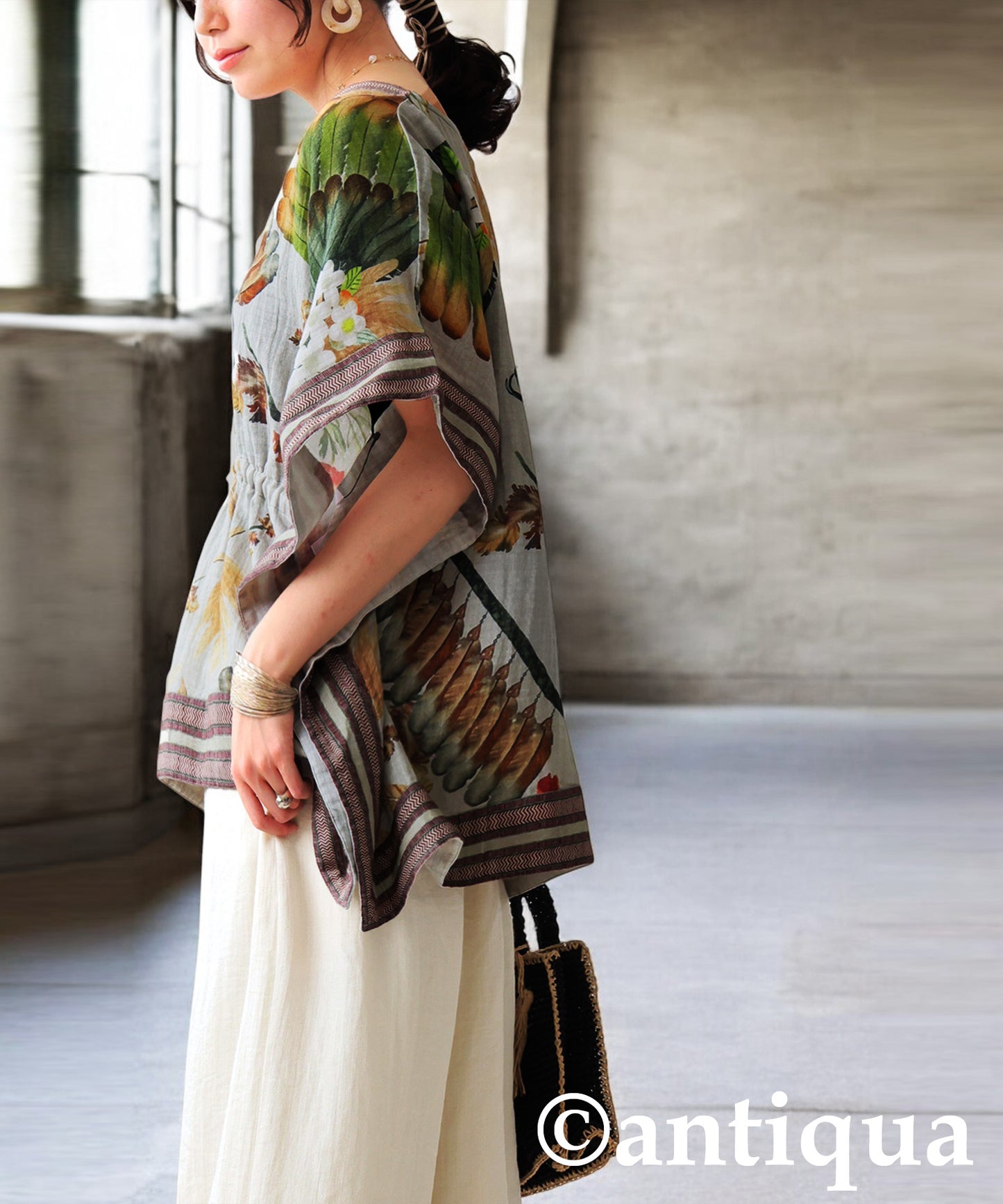 Ladies Ethnic Print Tops