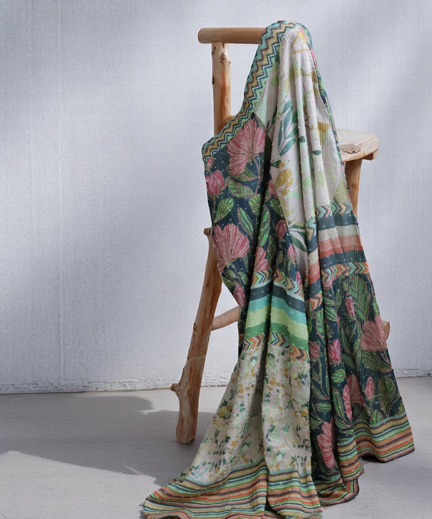 Ladies Dobby Wide Pants