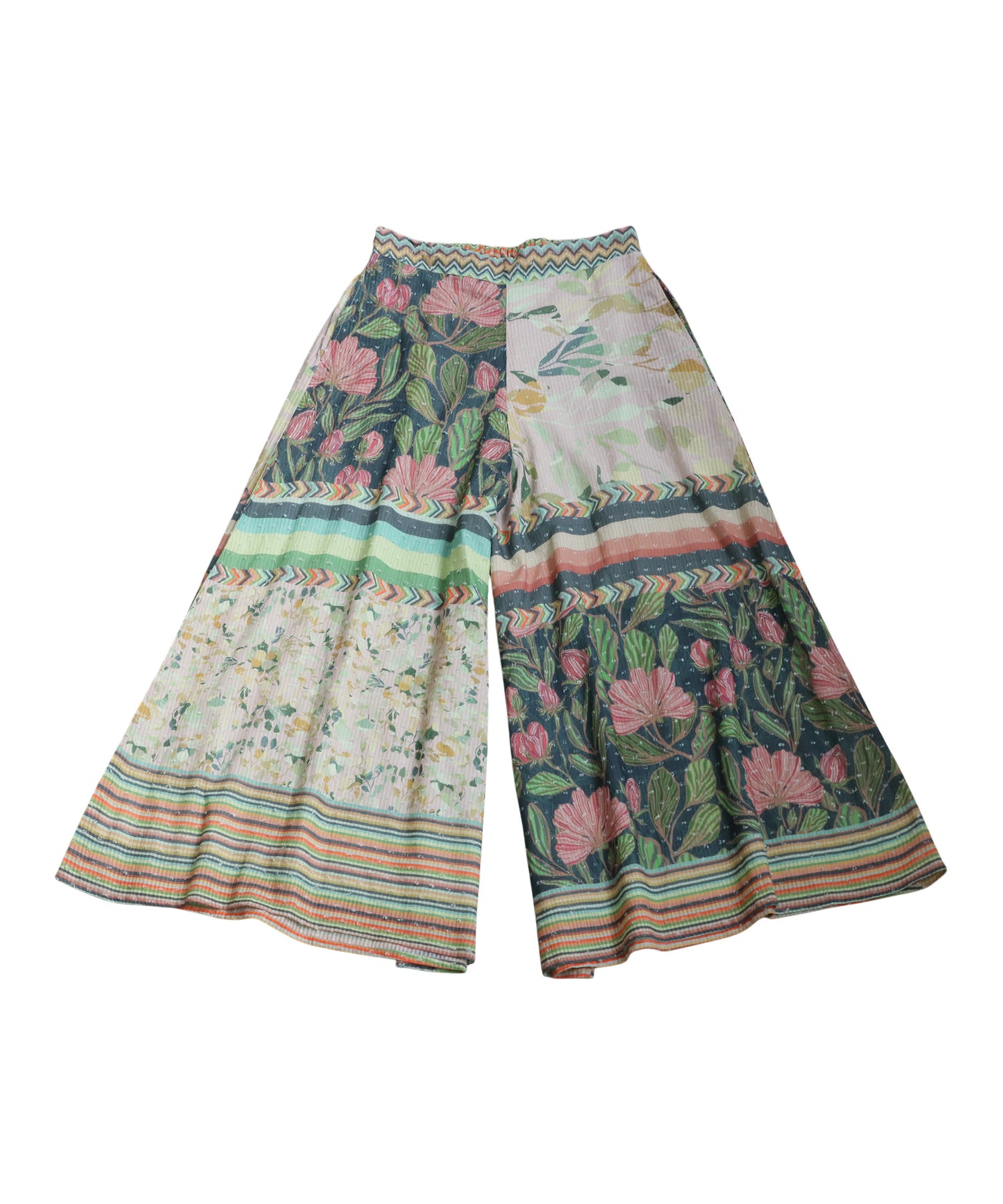 Ladies Dobby Wide Pants