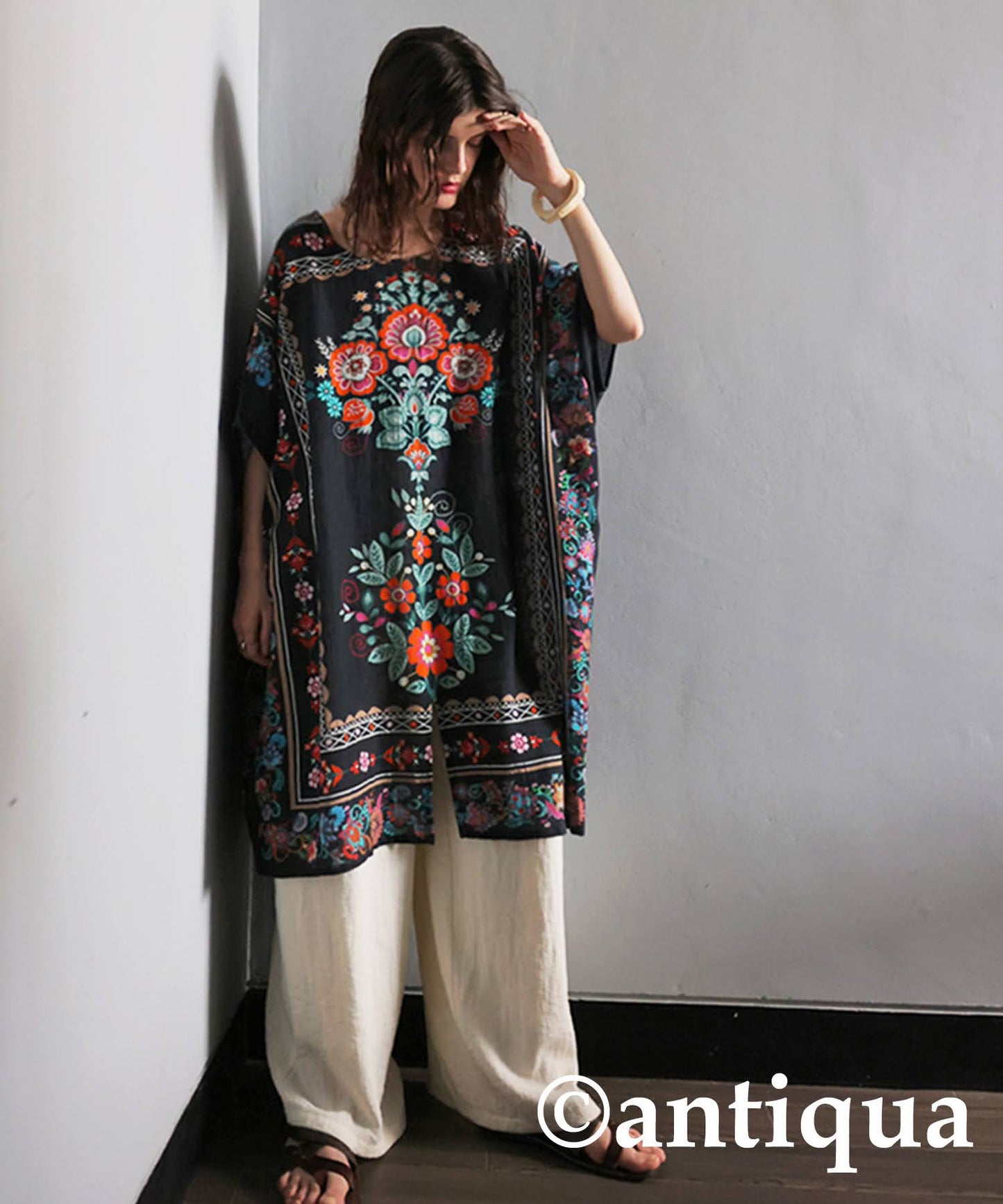 Floral Tunic Dress Ladies