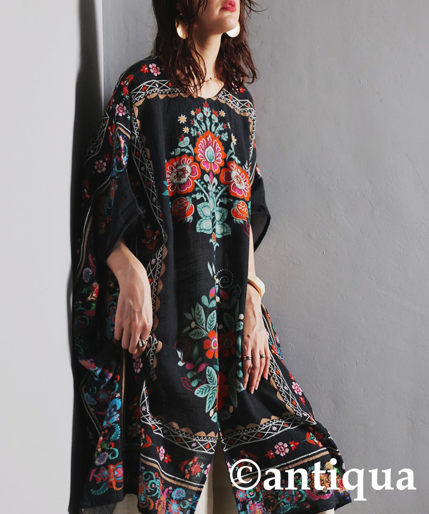 Floral Tunic Dress Ladies