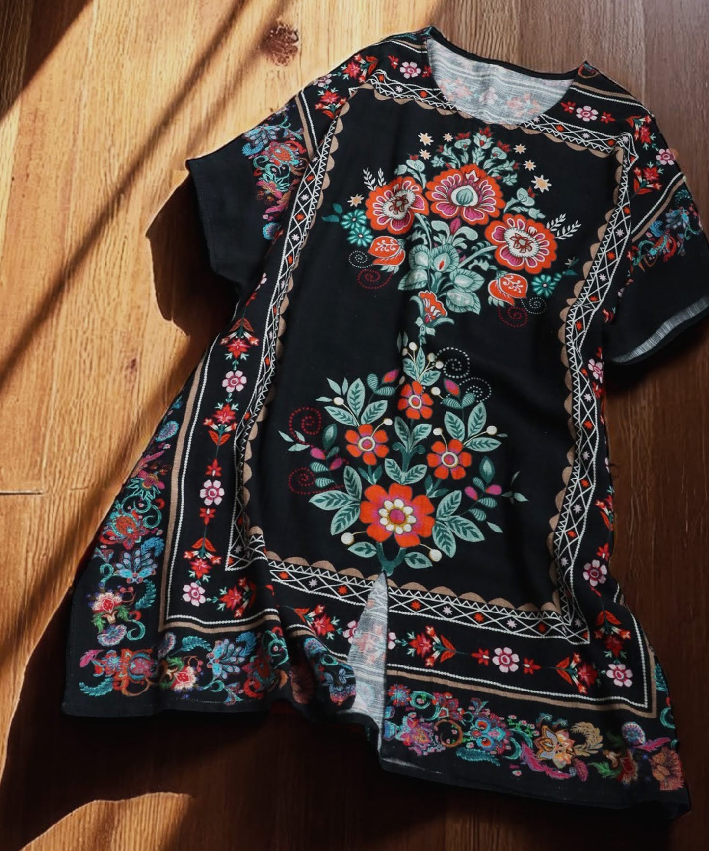 Floral Tunic Dress Ladies