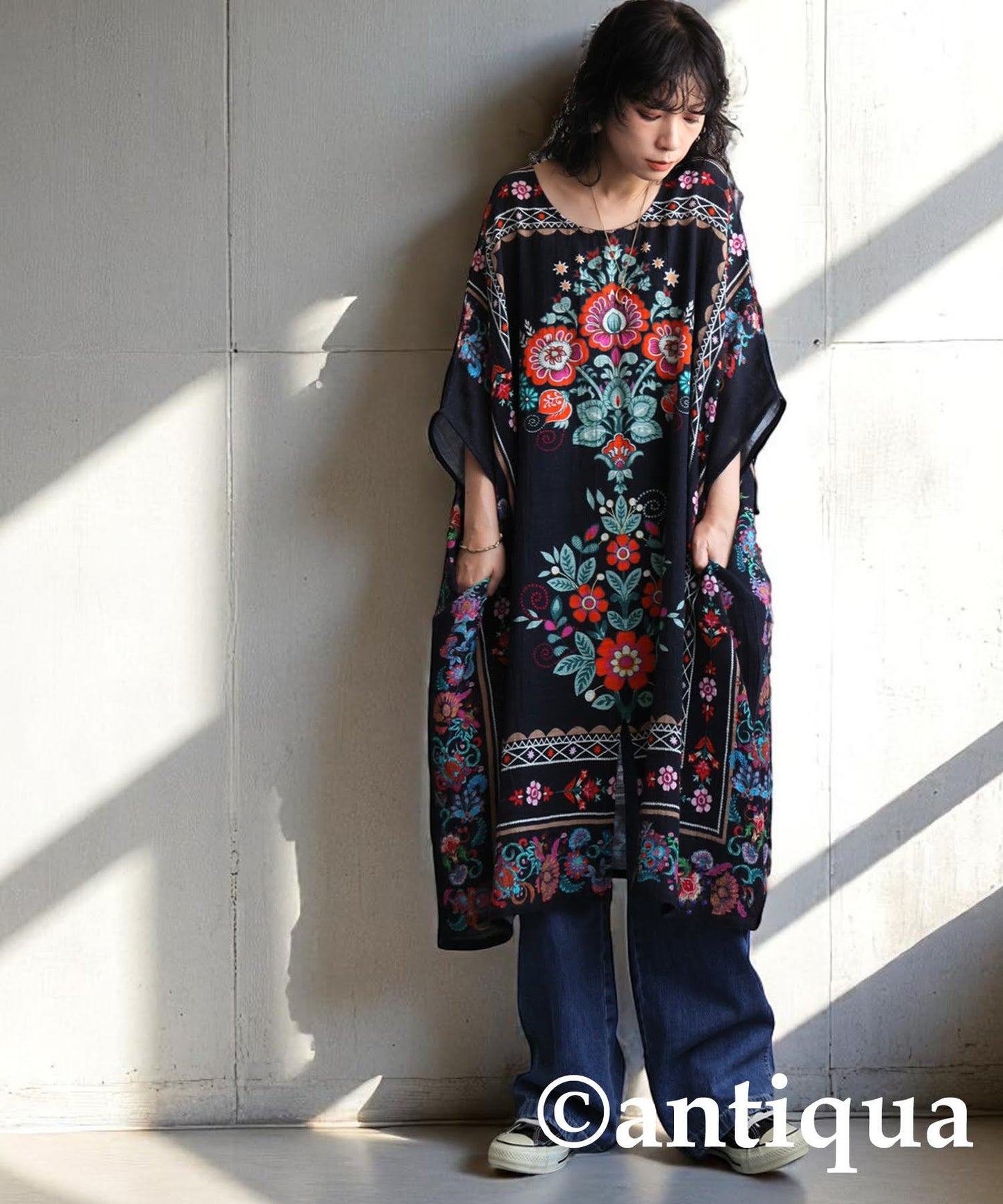 Floral Tunic Dress Ladies