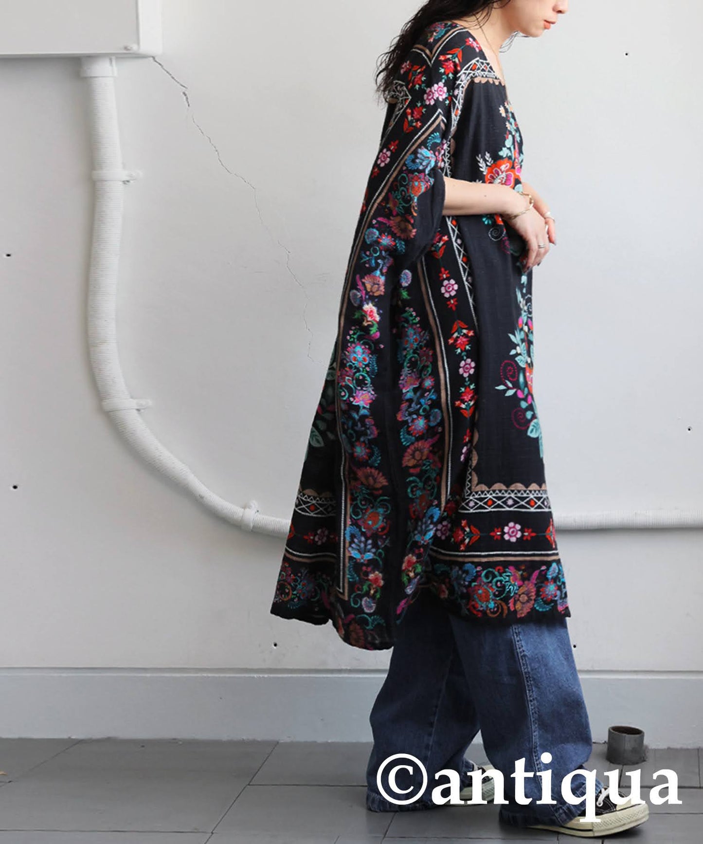 Floral Tunic Dress Ladies