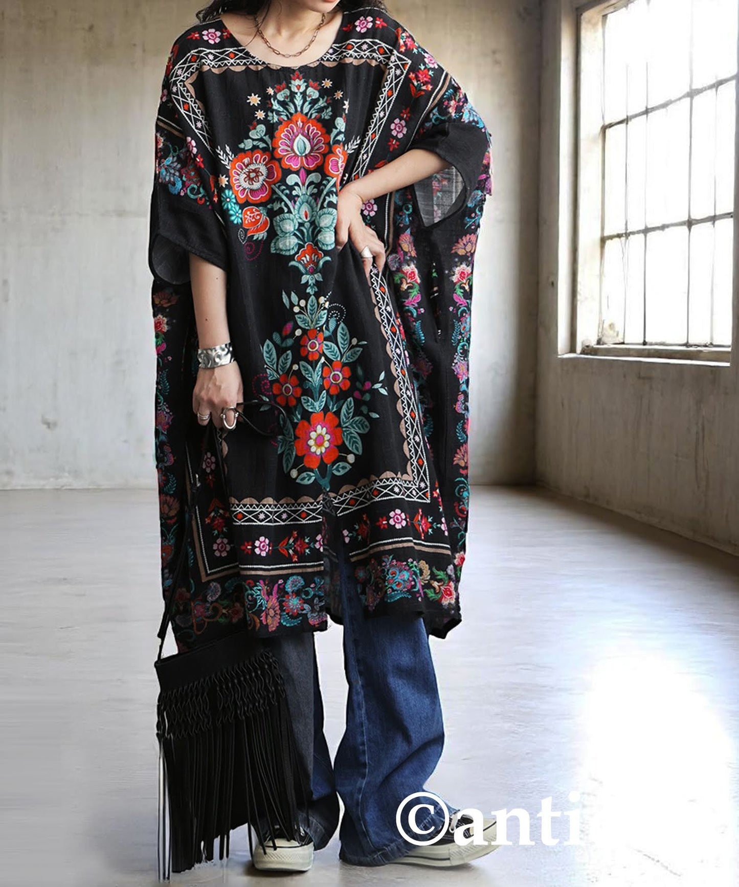 Floral Tunic Dress Ladies