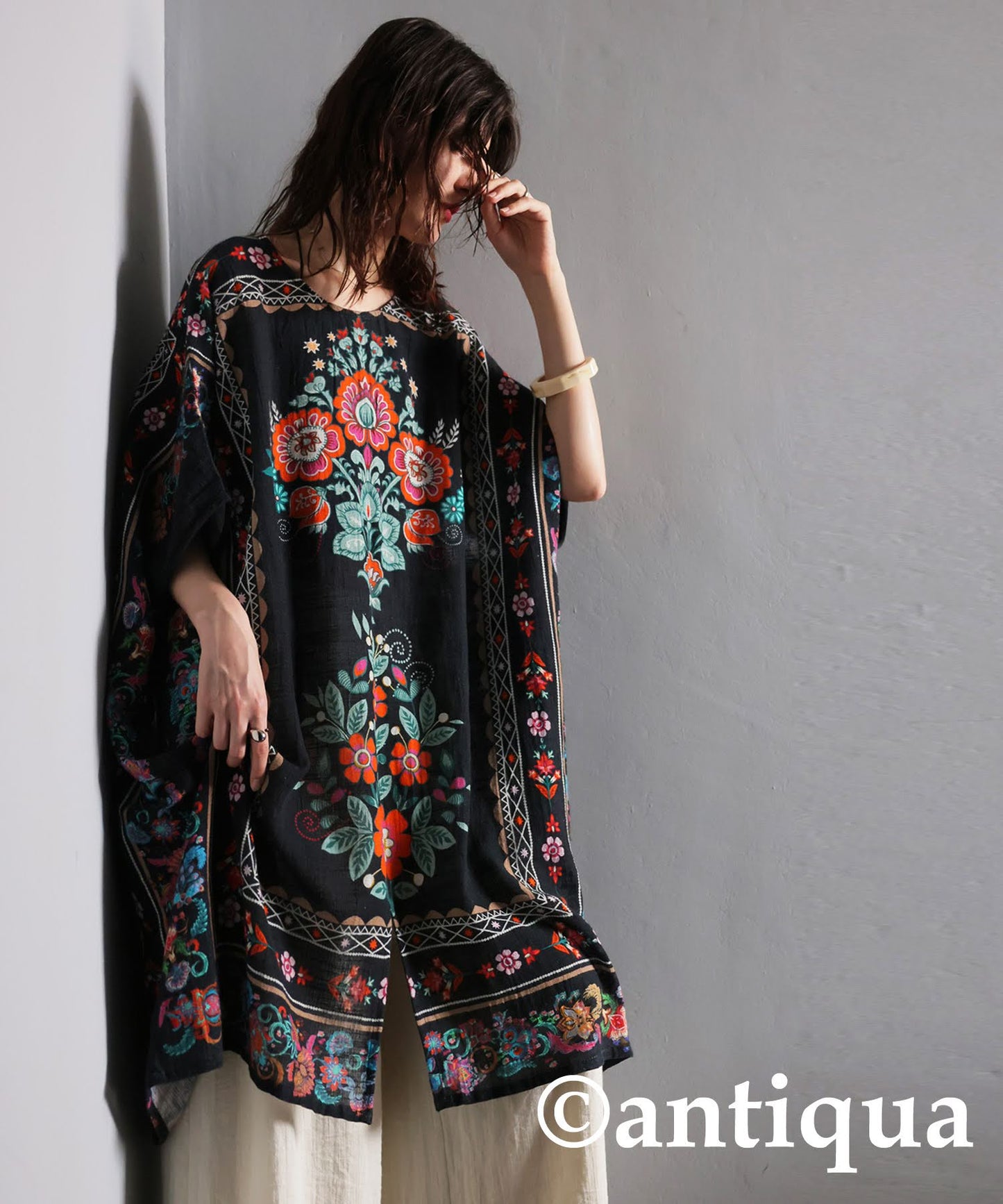 Floral Tunic Dress Ladies