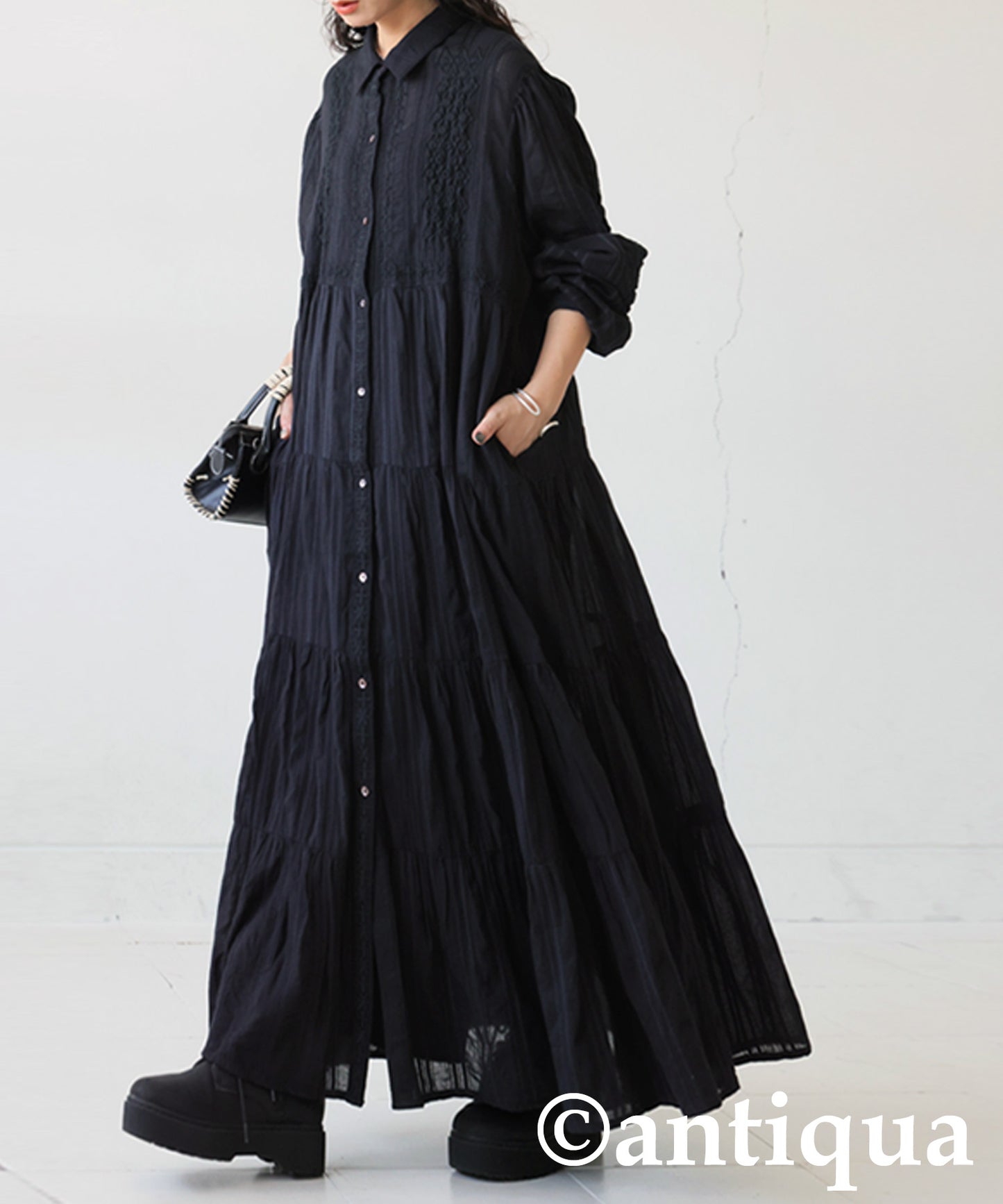 Ladies Lace Long Dress