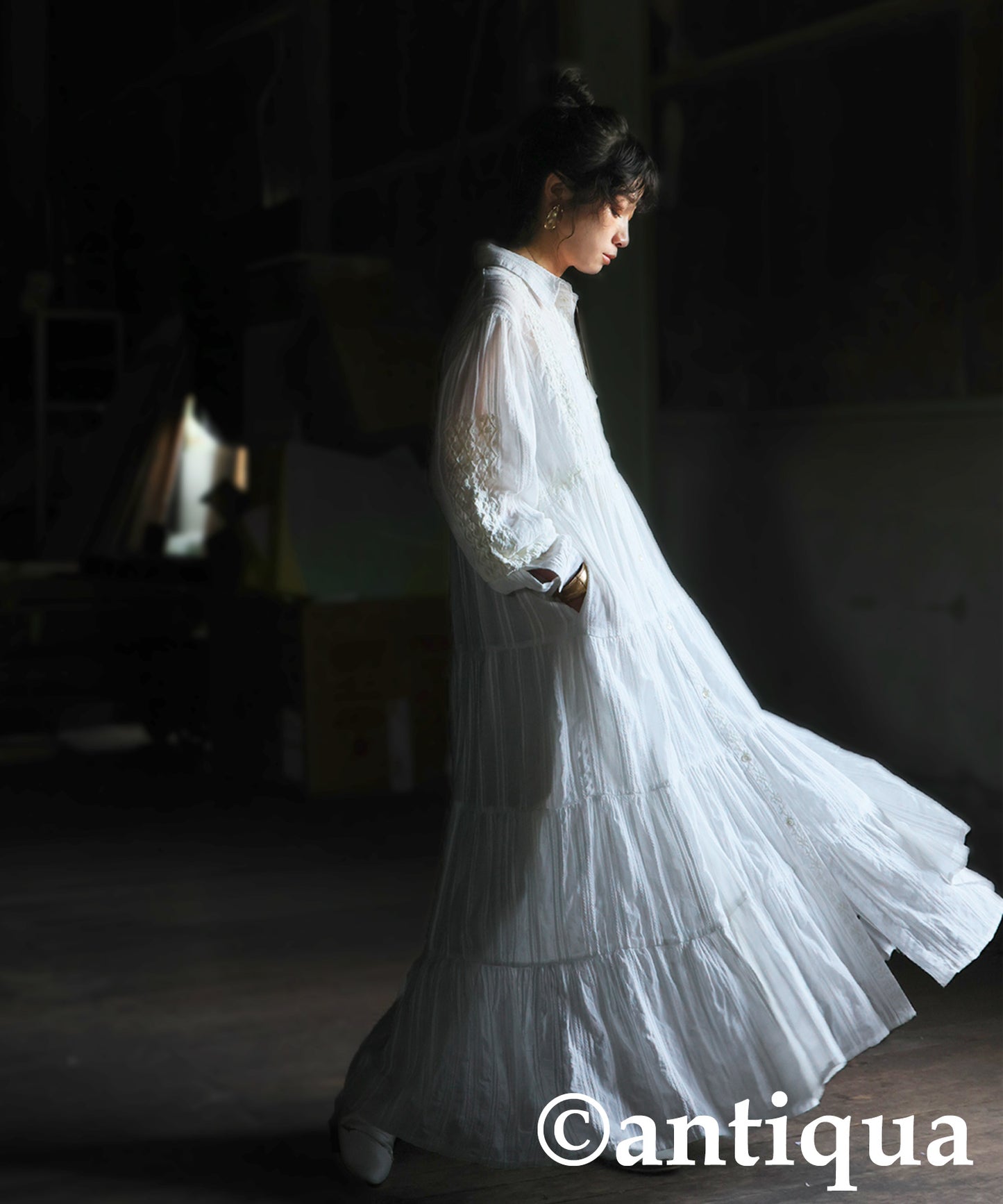 Ladies Lace Long Dress