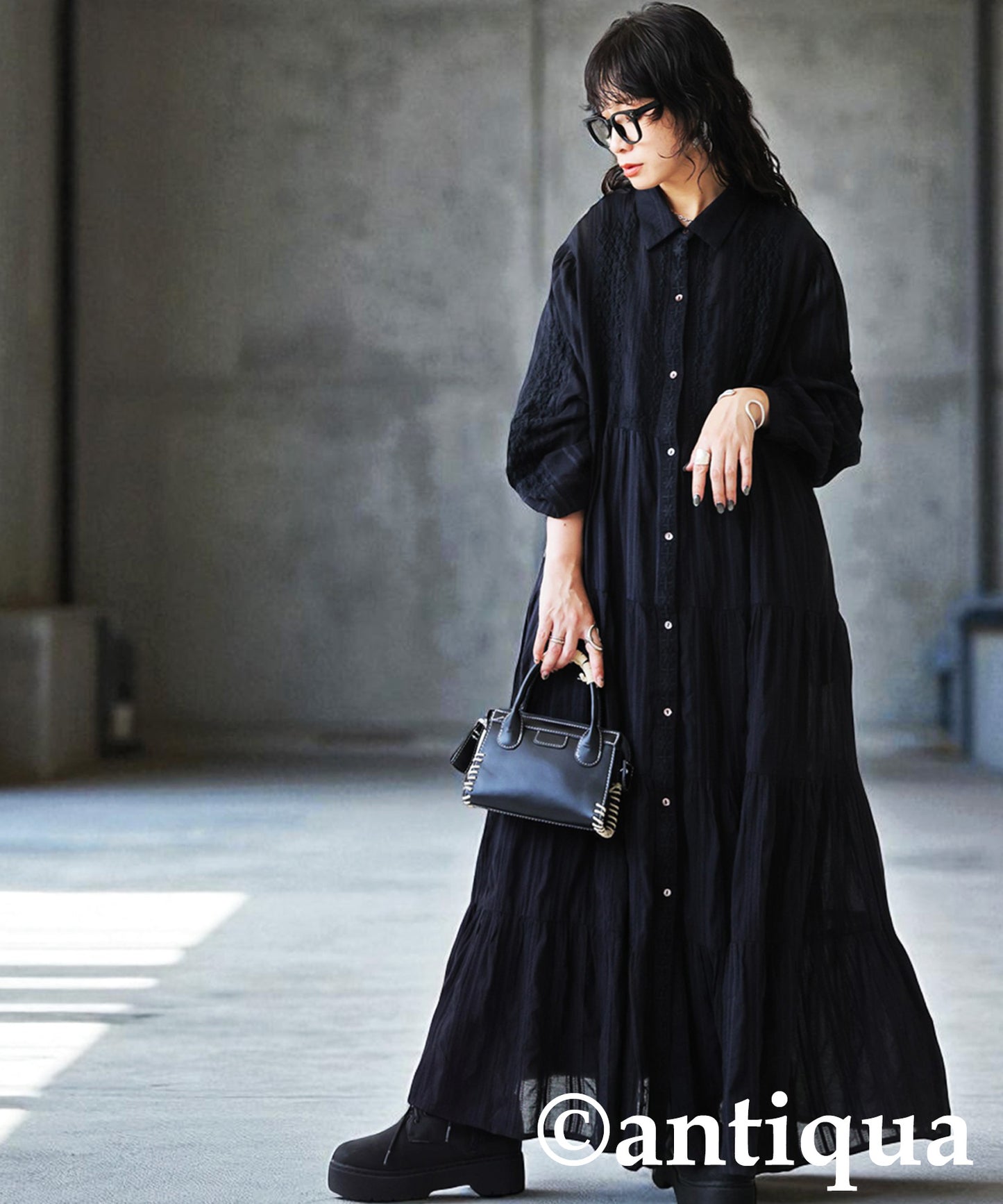 Ladies Lace Long Dress