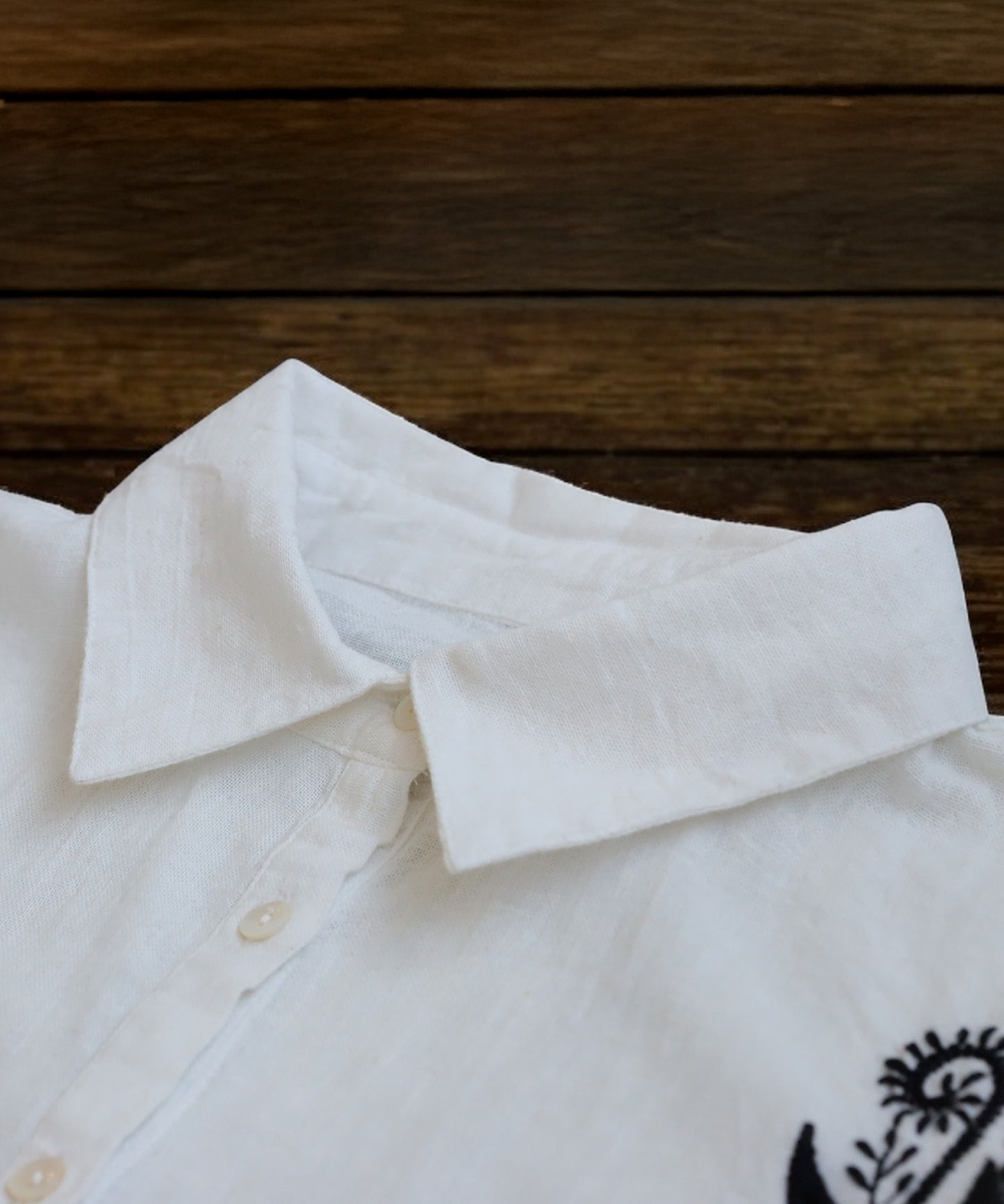 Ladies Embroidered Shirt Dress