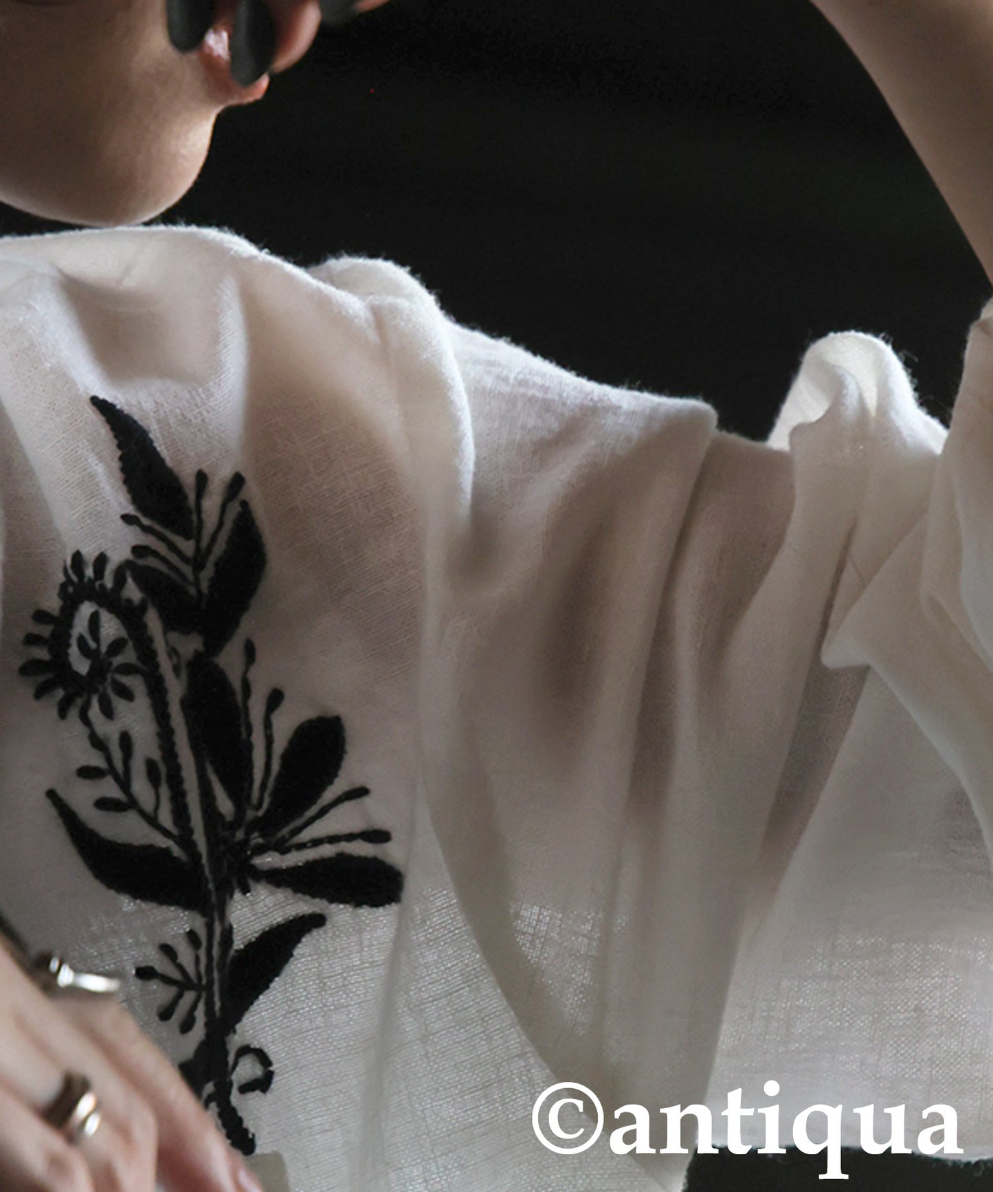 Ladies Embroidered Shirt Dress