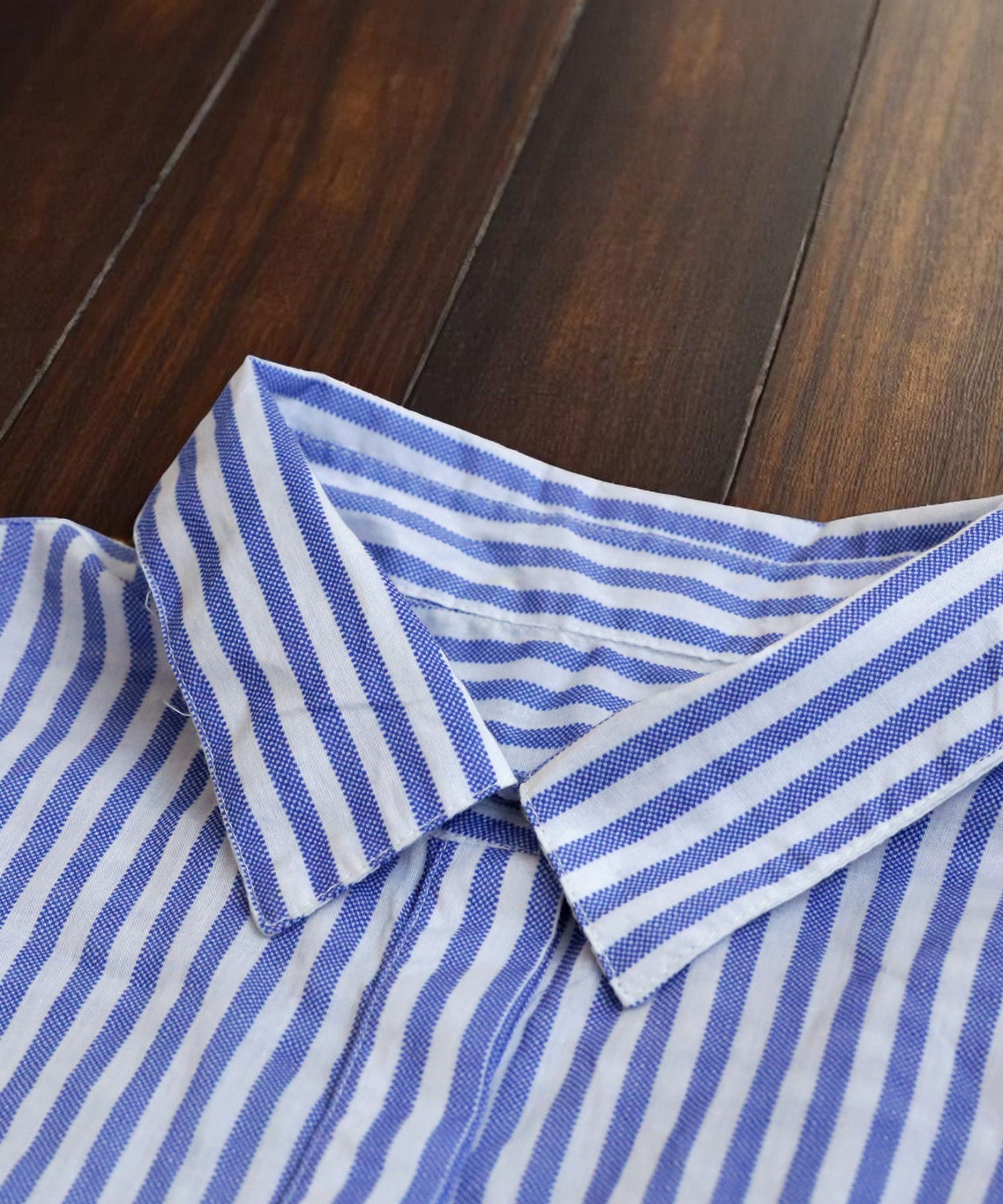 Ladies Floral Striped Shirt