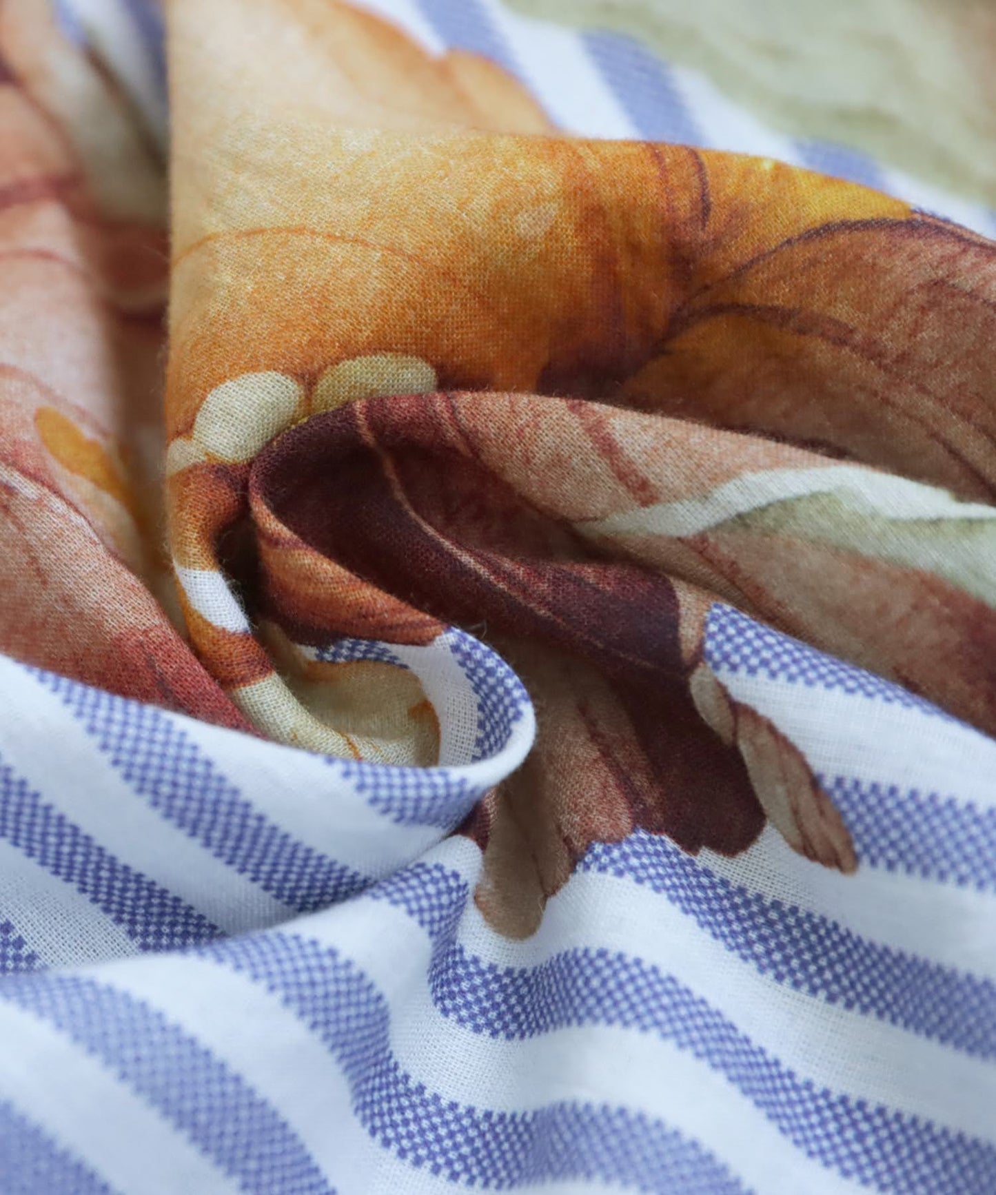 Junior Floral Striped Shirt