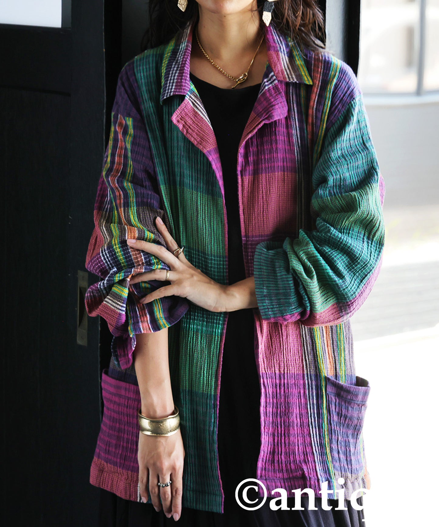 Ladies Checked Jacket