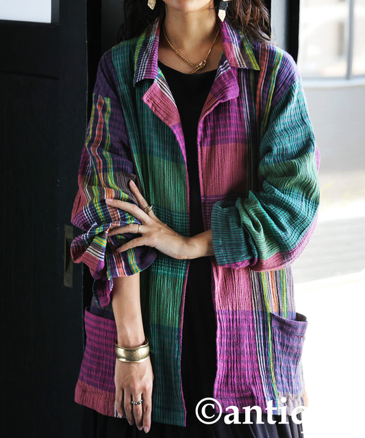 Ladies Checked Jacket