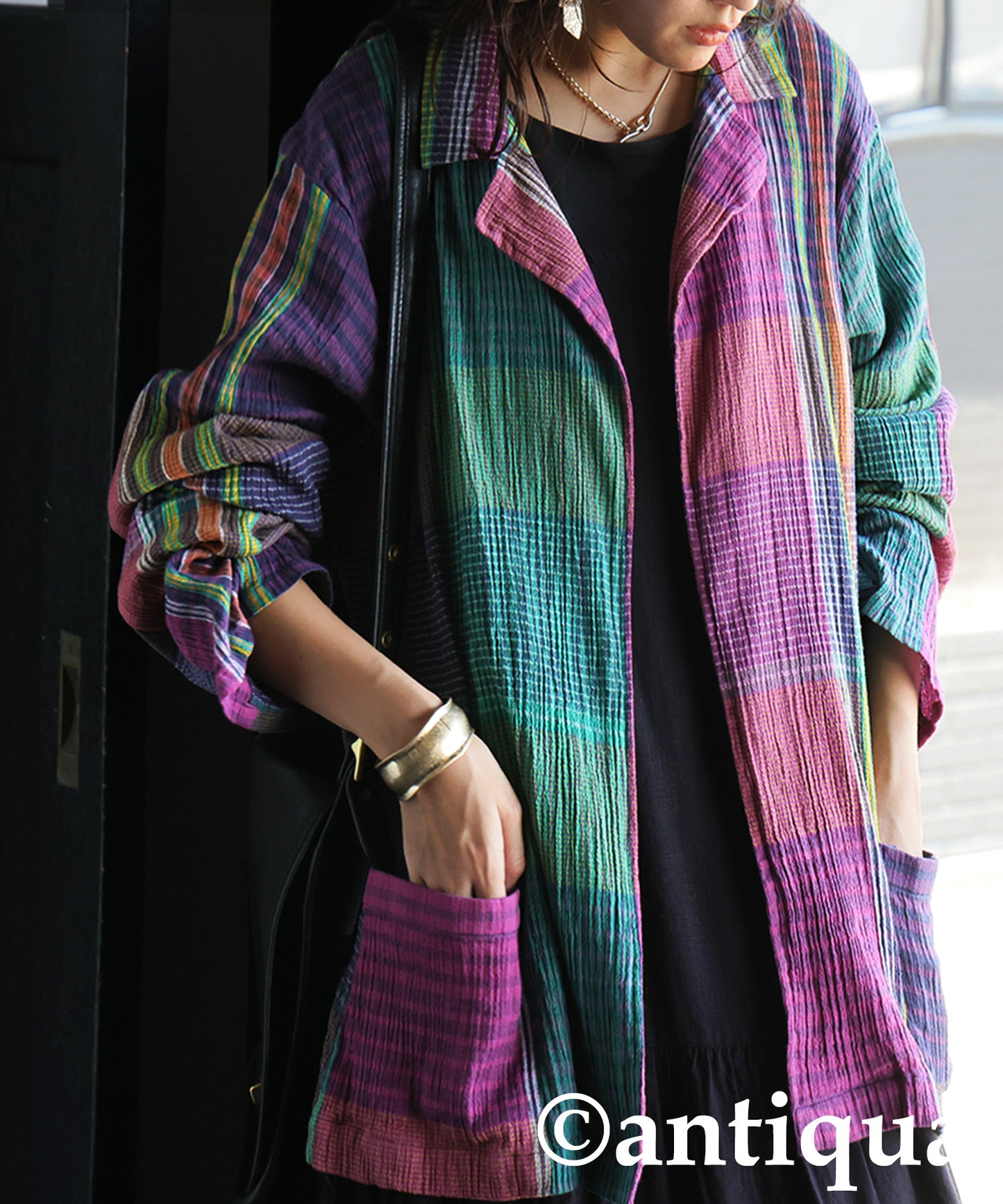 Ladies Checked Jacket