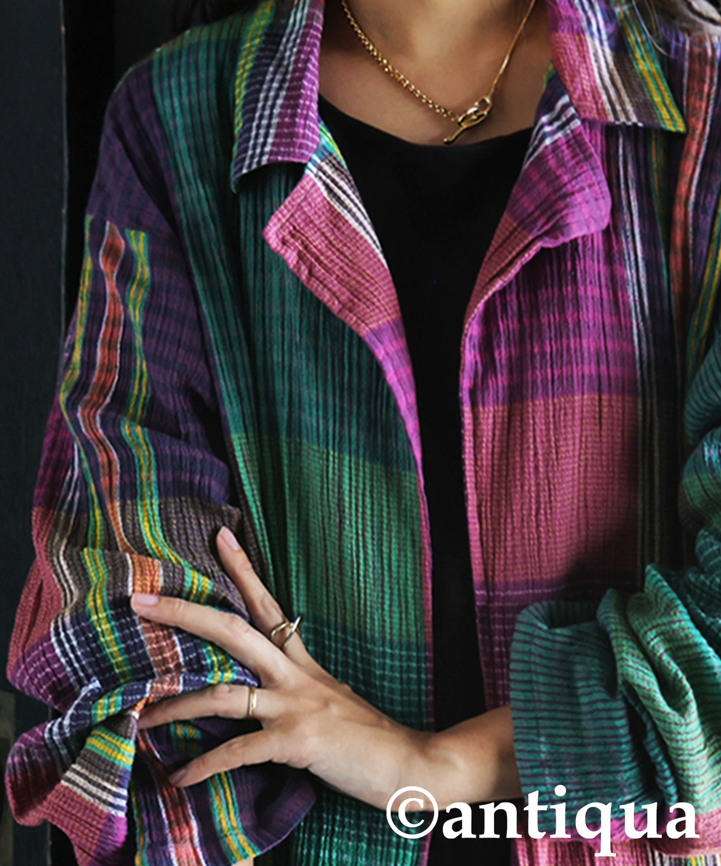 Ladies Checked Jacket