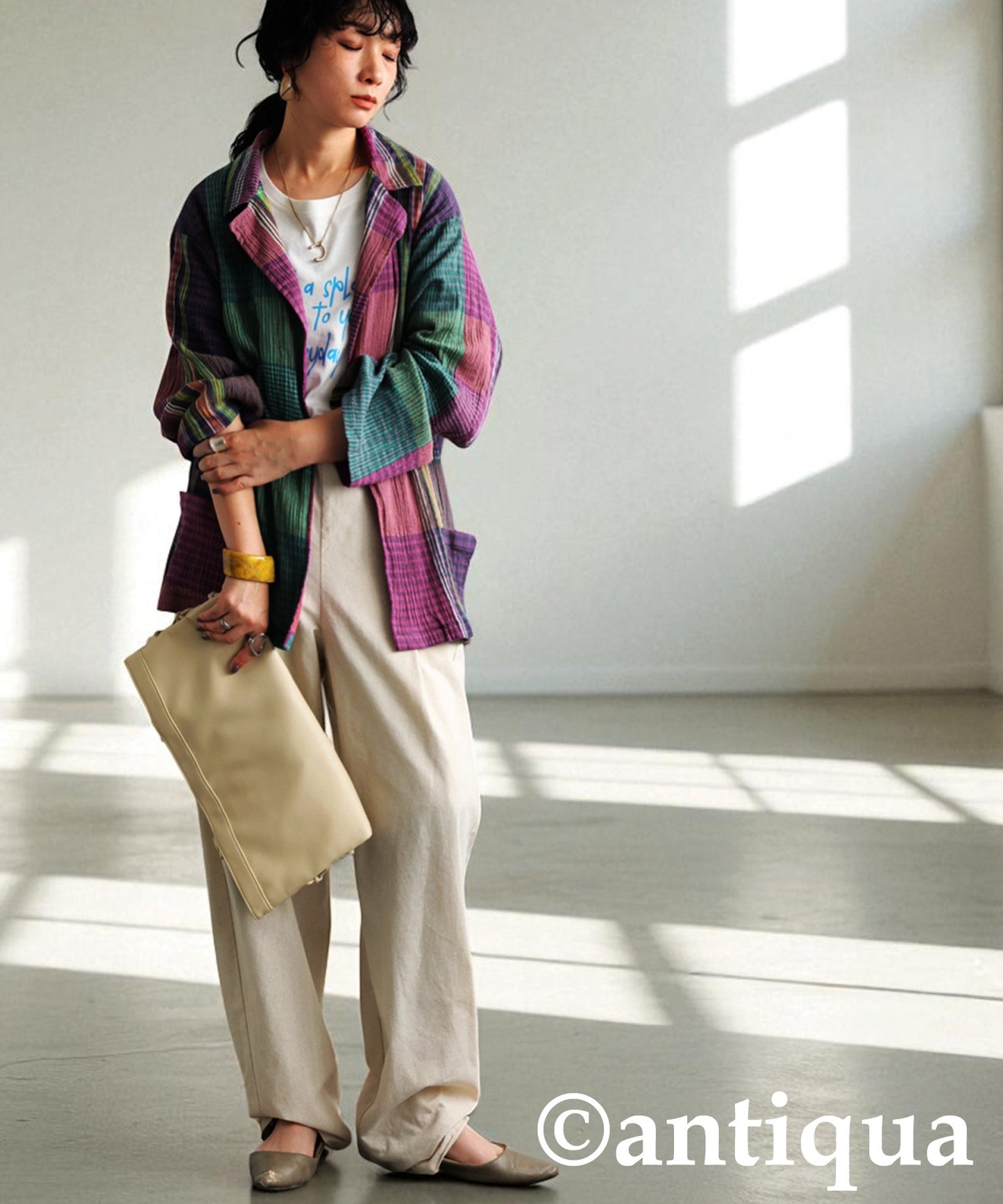 Ladies Checked Jacket