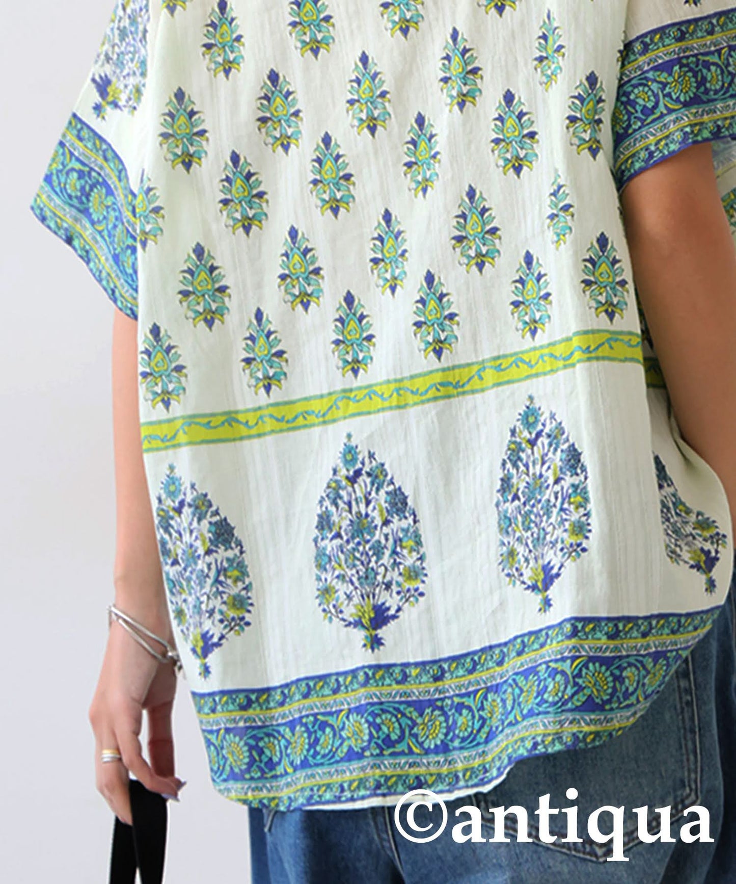 Ladies Botanical Print Shirt