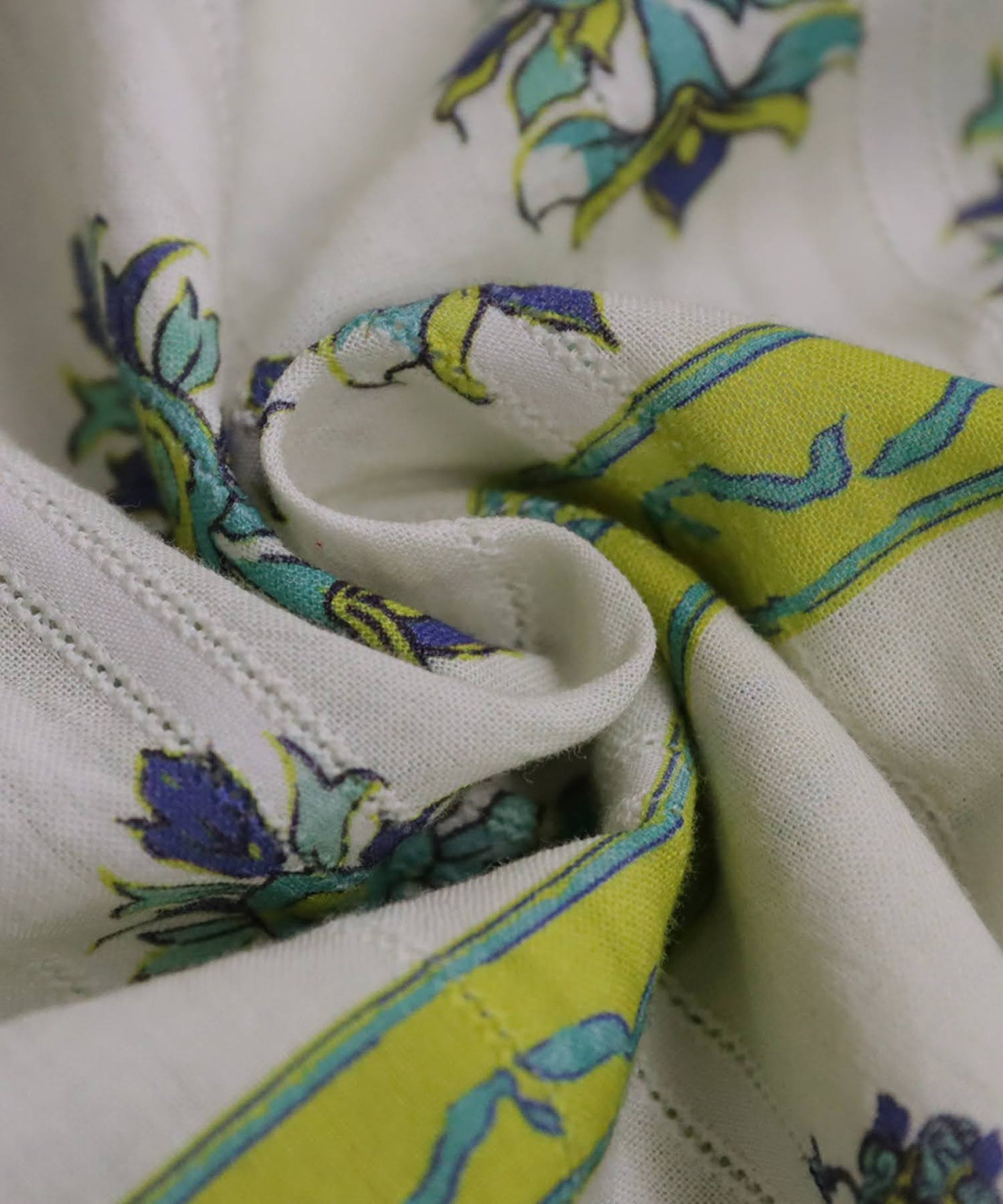 Ladies Botanical Pattern Indian Cotton Pants