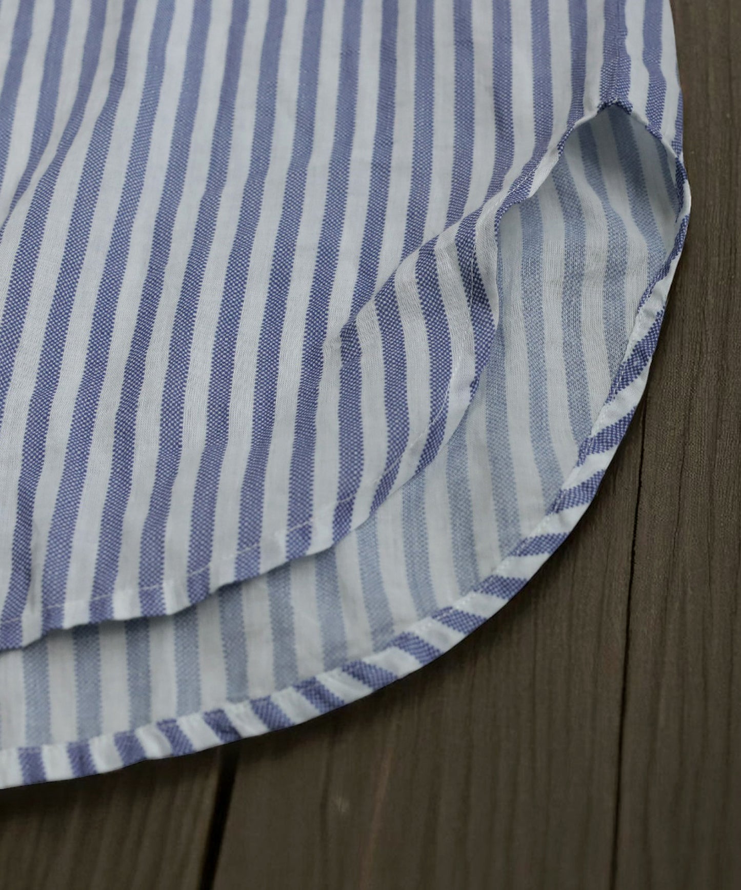 Ladies Floral Striped Shirt