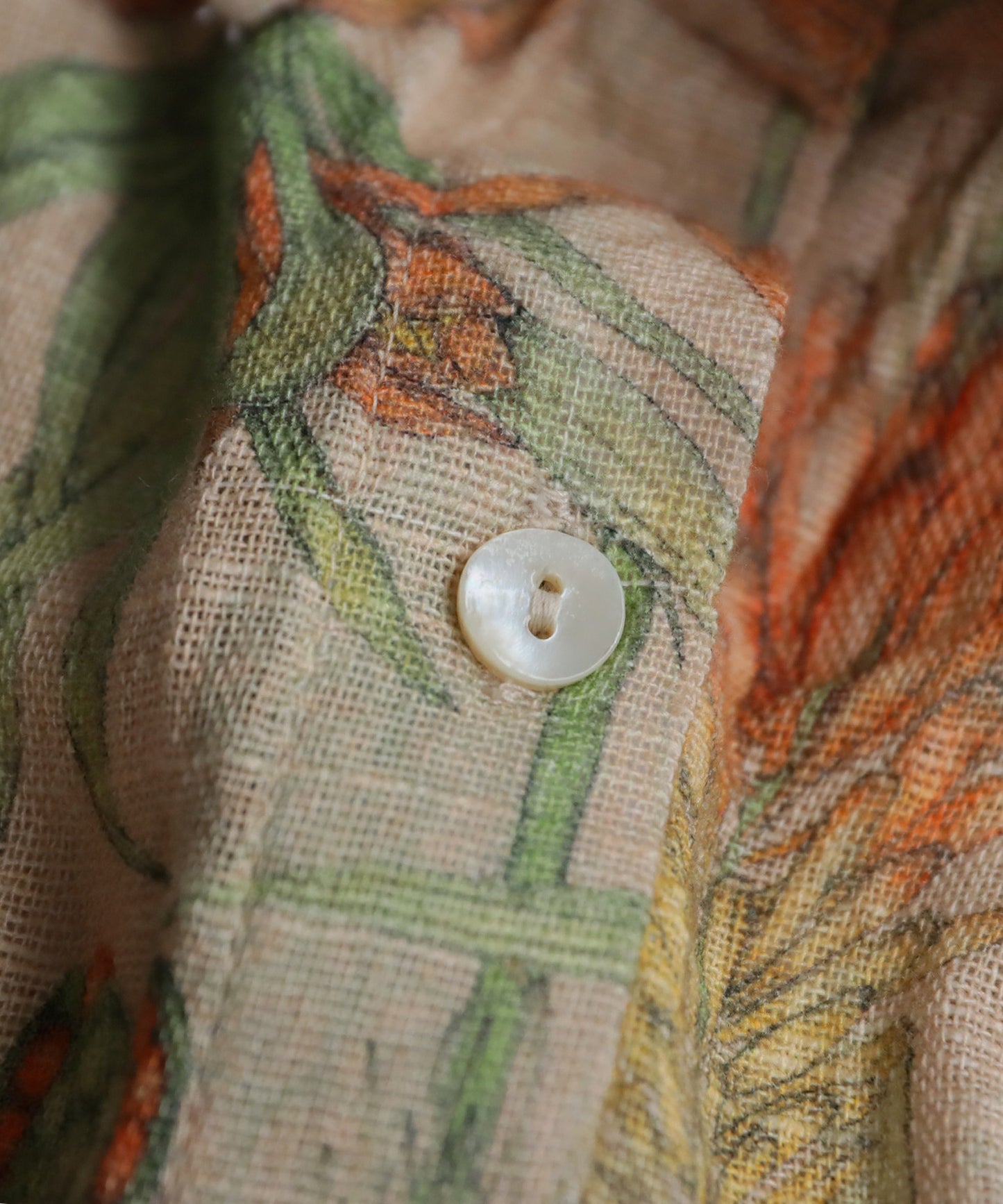 Ladies Floral Print Shirt Dress