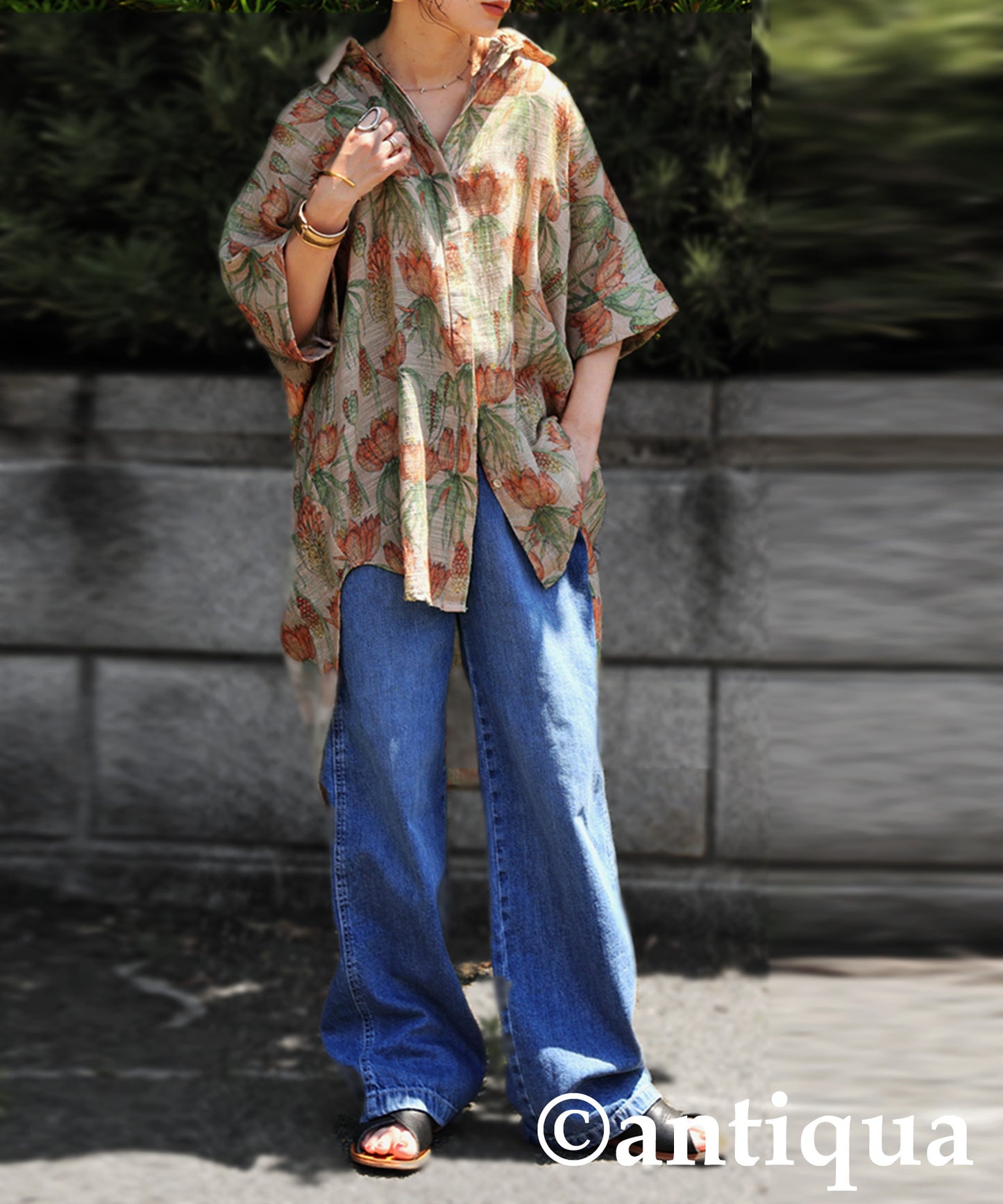 Ladies All-Over Print Shirt