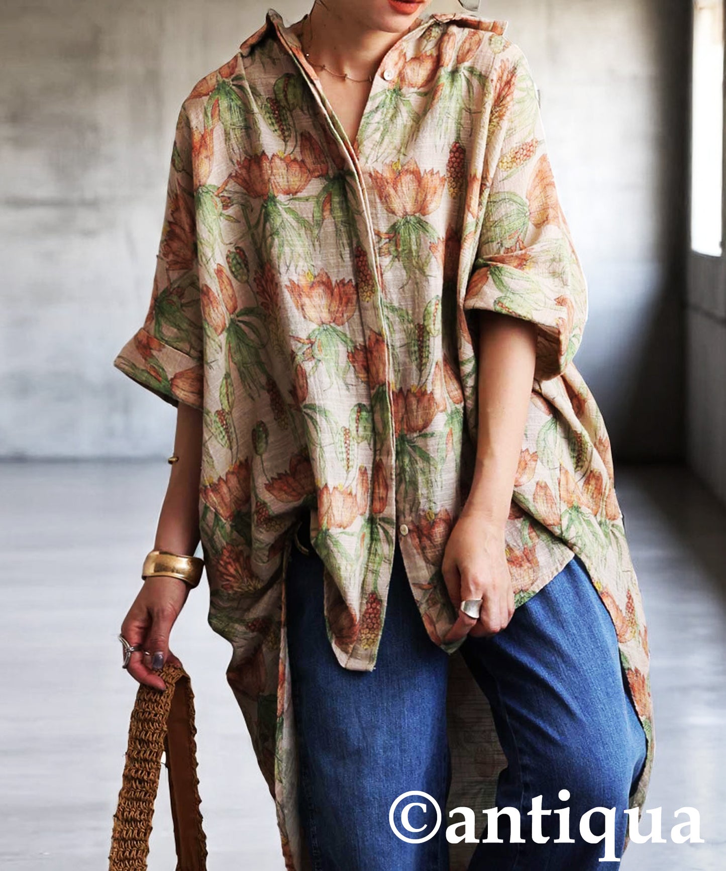 Ladies All-Over Print Shirt