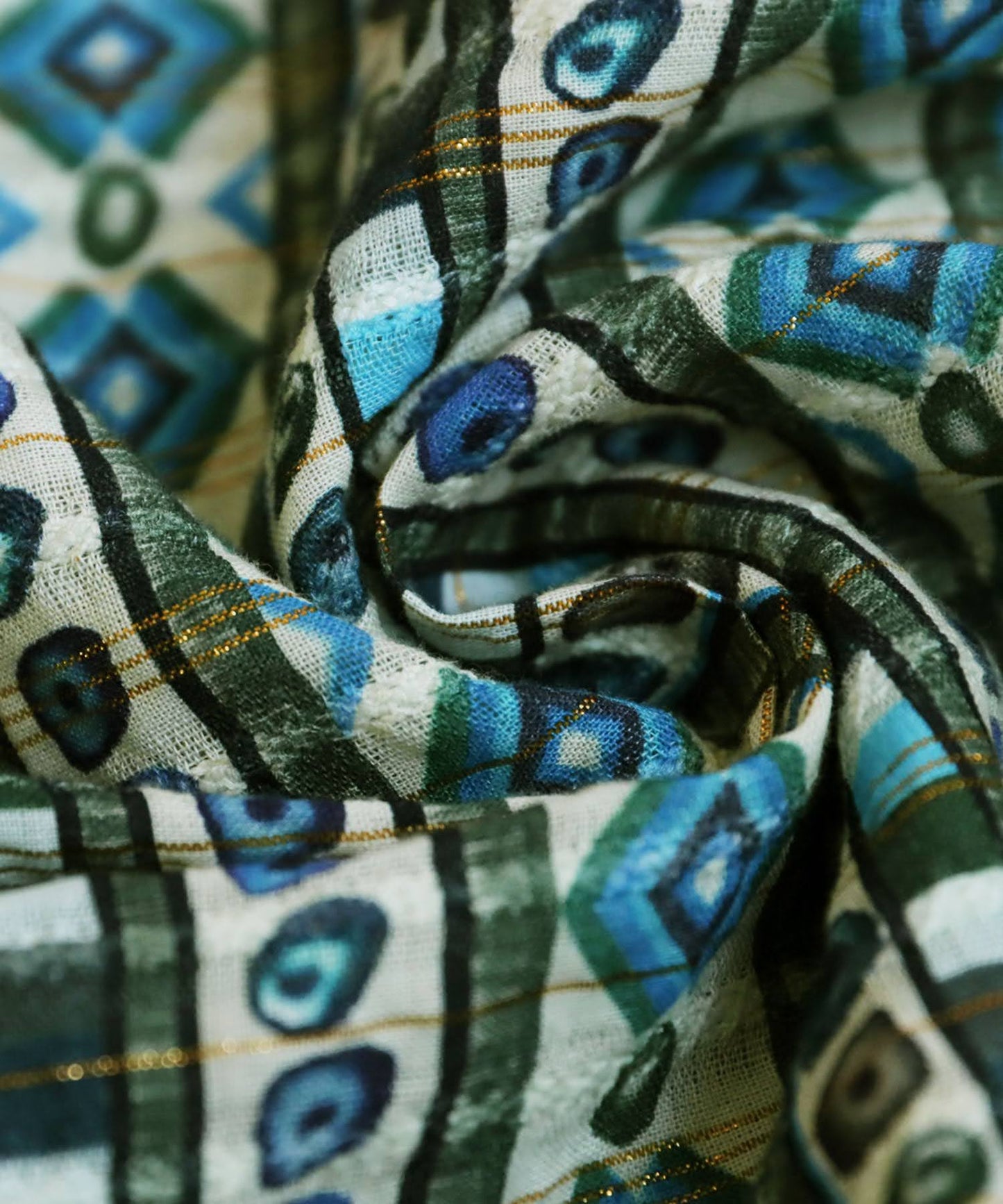 Ladies Oriental Print Dress