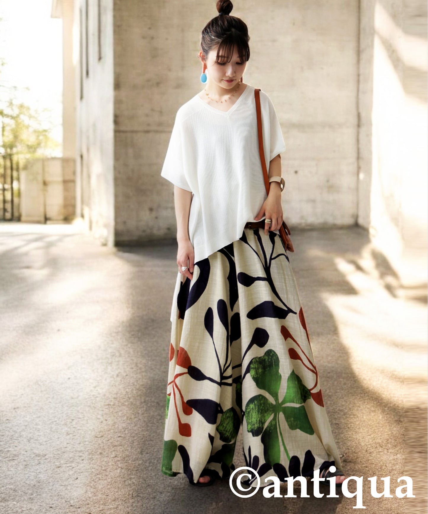 Ladies Botanical Flare Pants