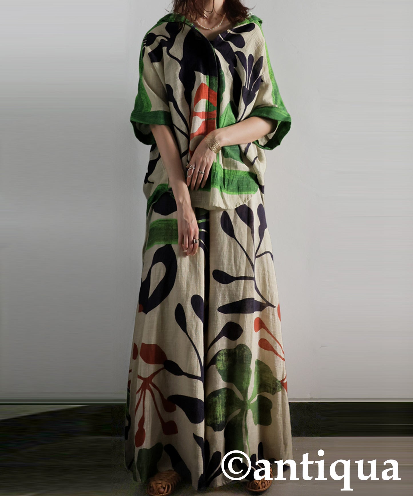 Ladies Botanical Flare Pants