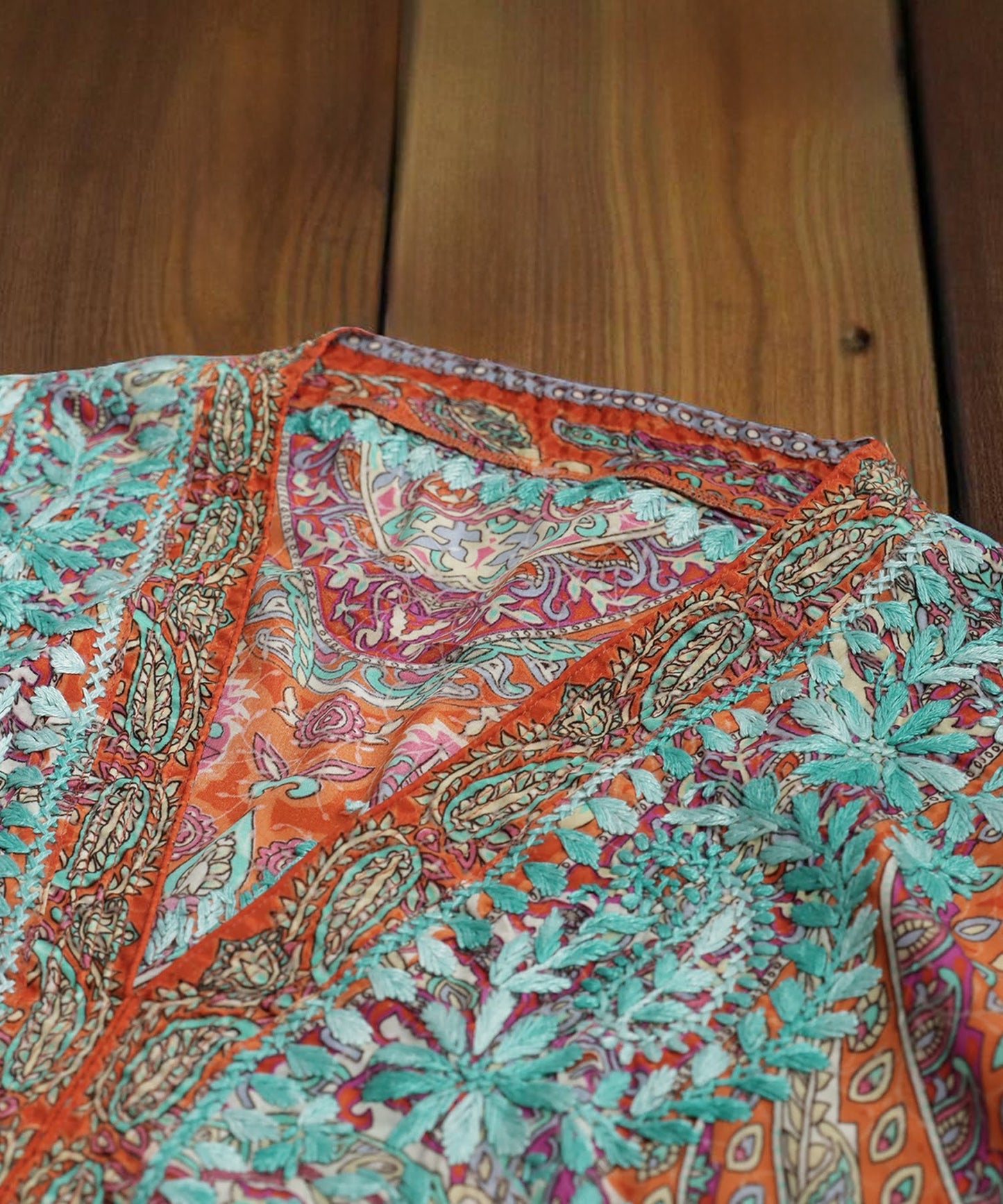 Paisley Print Kaftan Dress Ladies