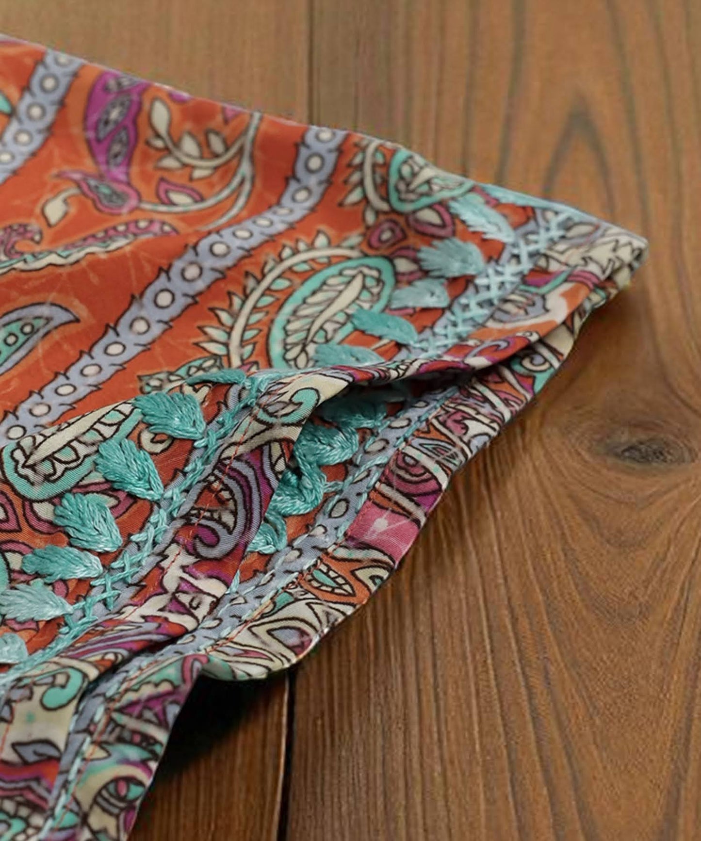 Paisley Print Kaftan Dress Ladies