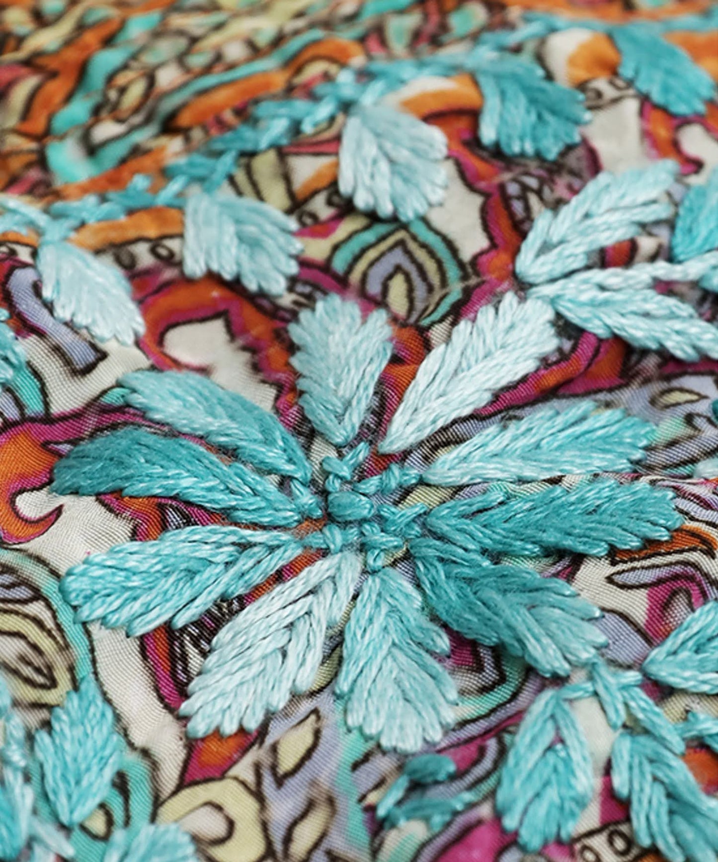 Paisley Print Kaftan Dress Ladies