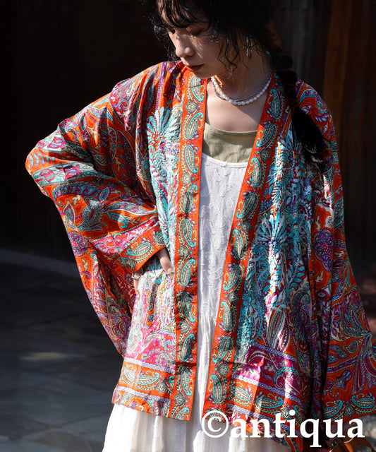 Ethnic Pattern Embroidered Cardigan Ladies