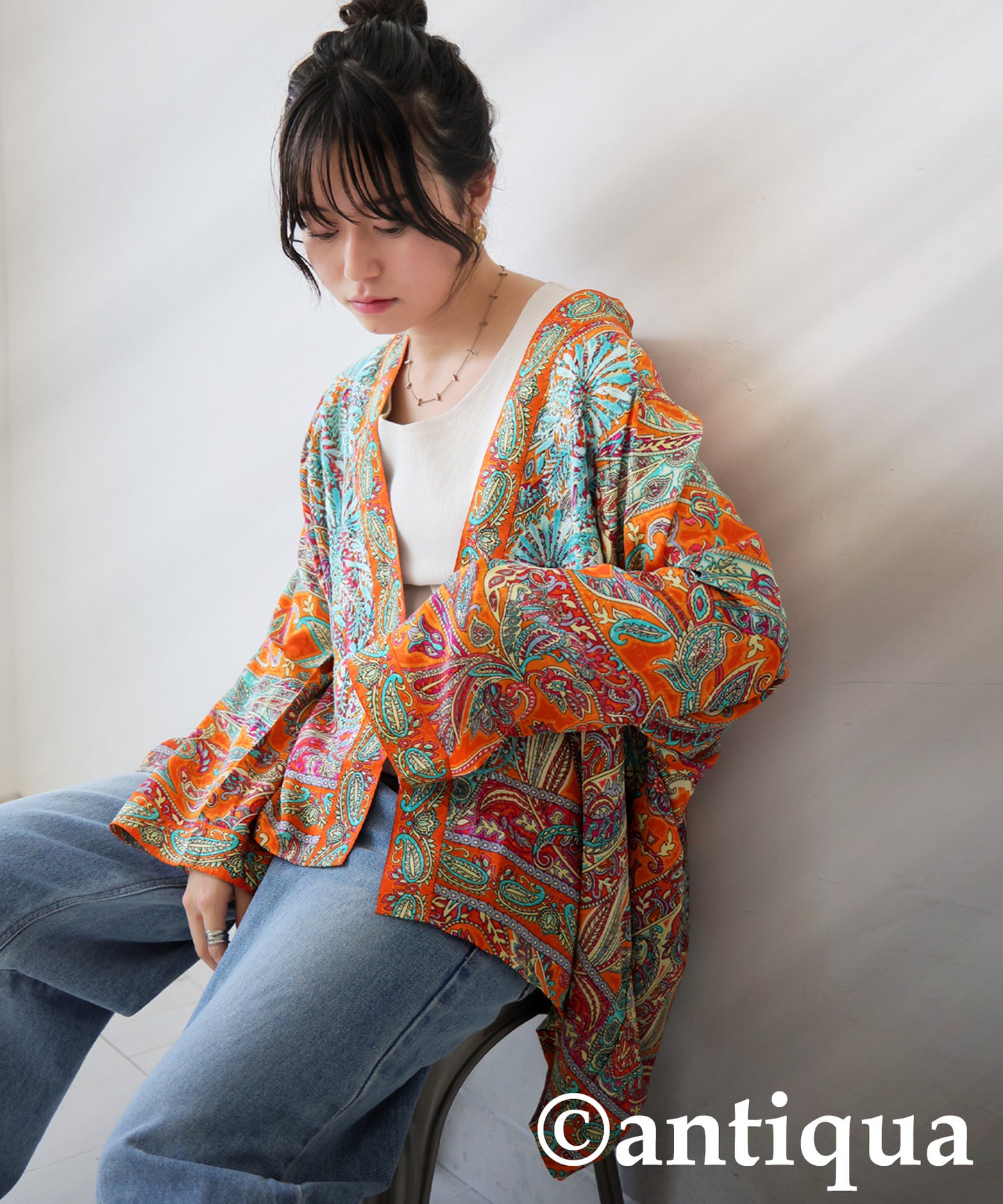 Ethnic Pattern Embroidered Cardigan Ladies
