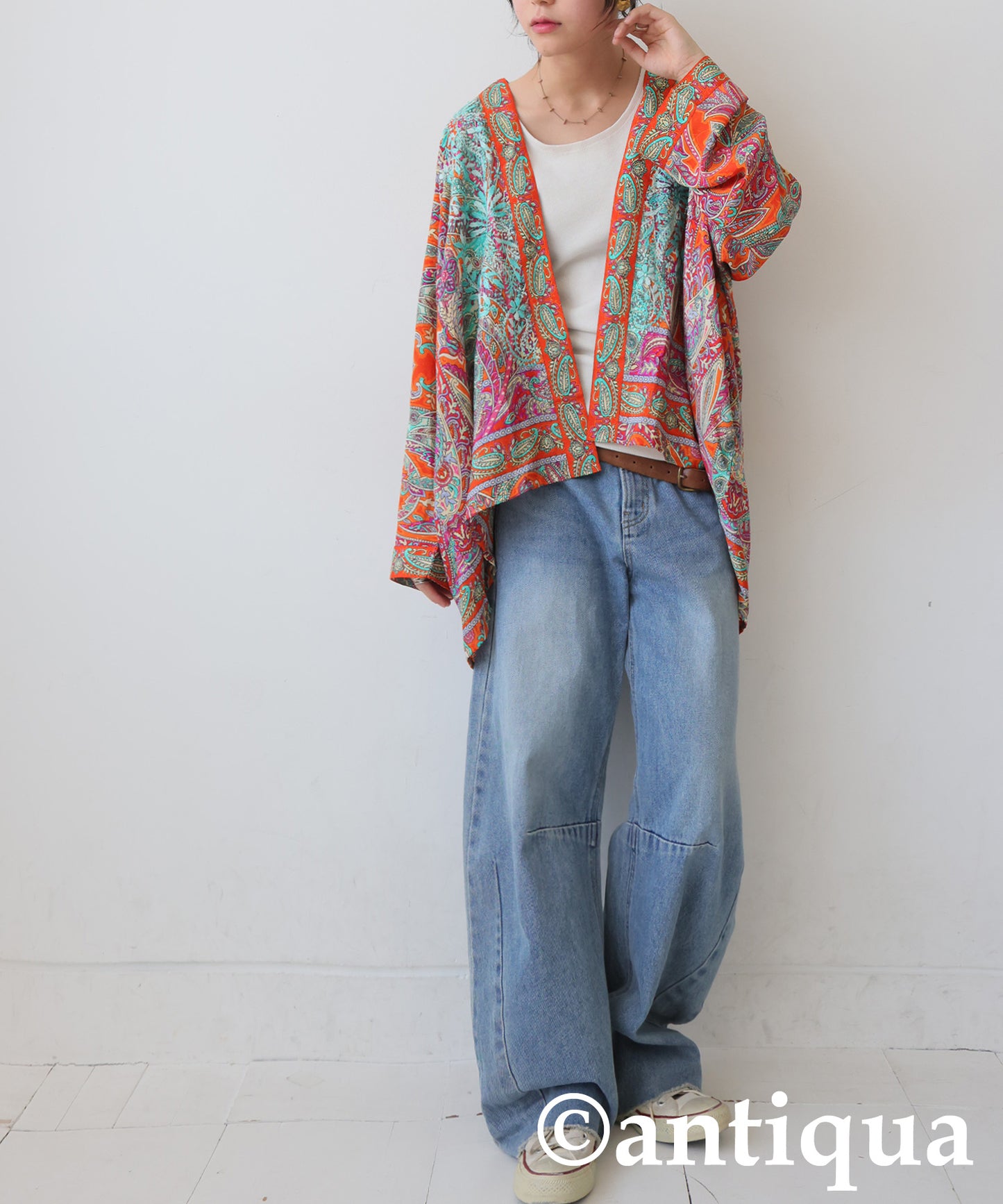 Ethnic Pattern Embroidered Cardigan Ladies