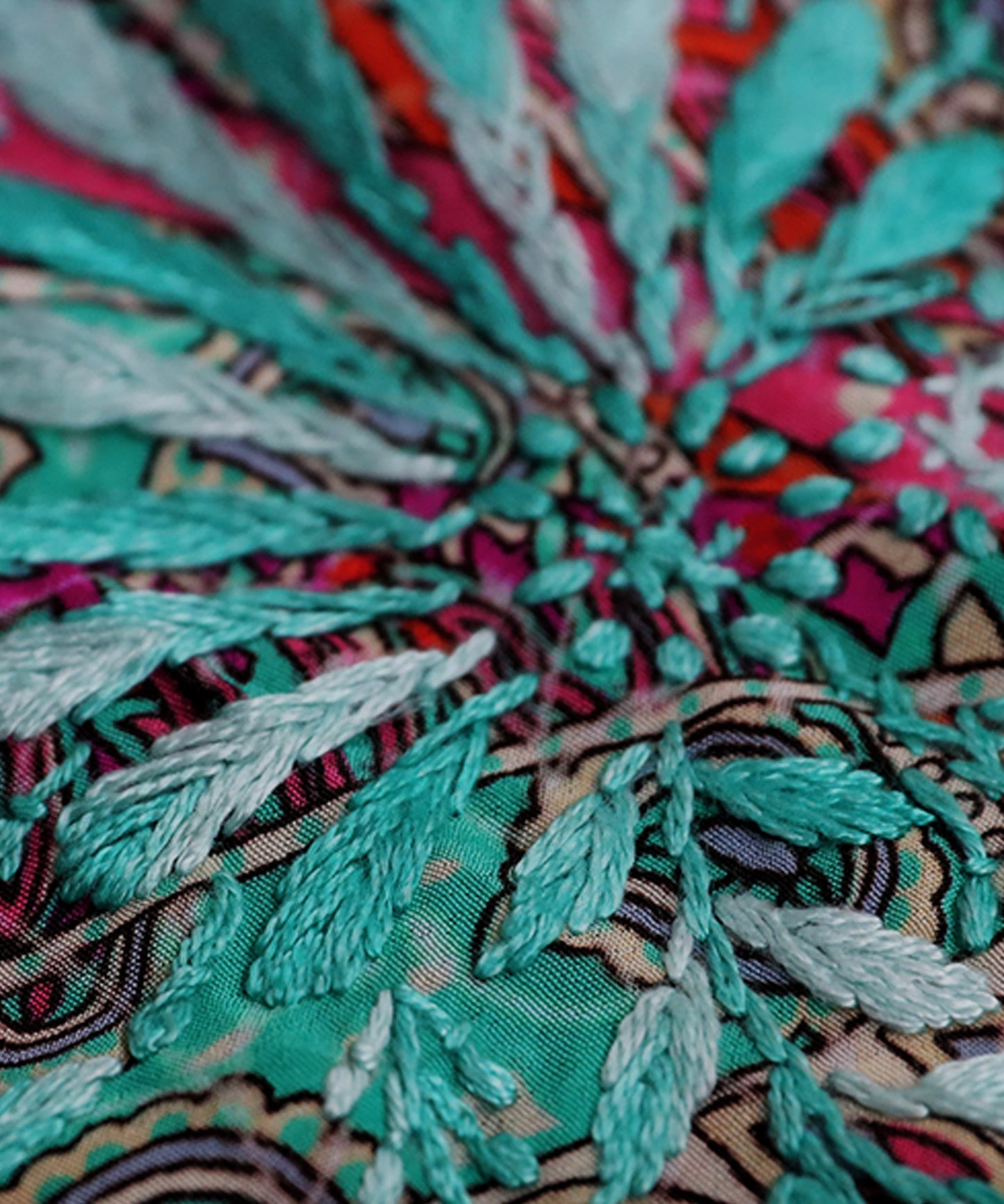 Ethnic Pattern Embroidered Cardigan Ladies