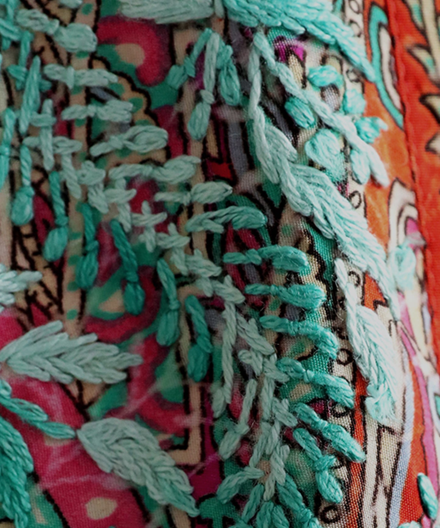 Ethnic Pattern Embroidered Cardigan Ladies