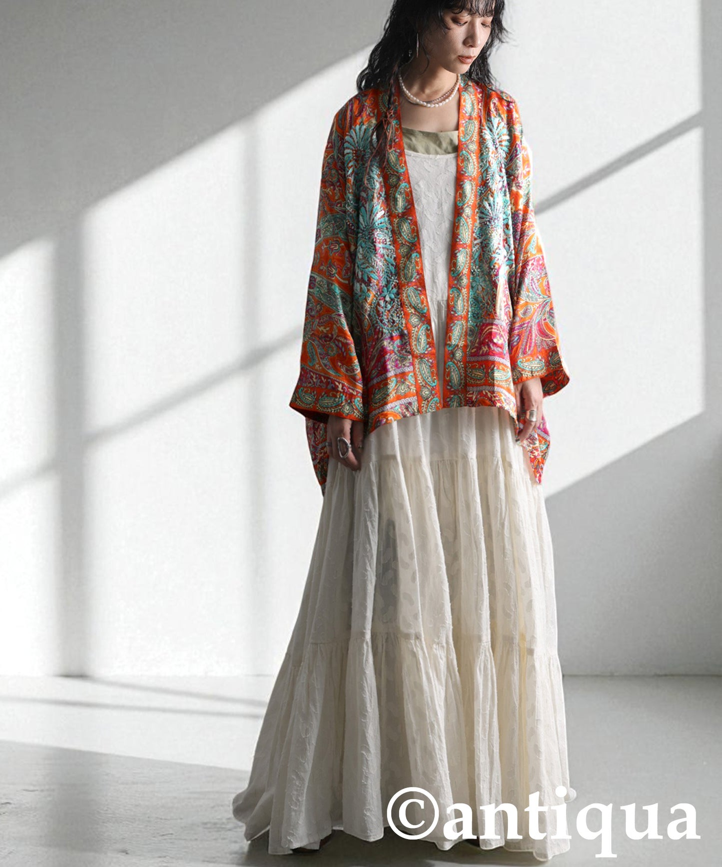 Ethnic Pattern Embroidered Cardigan Ladies