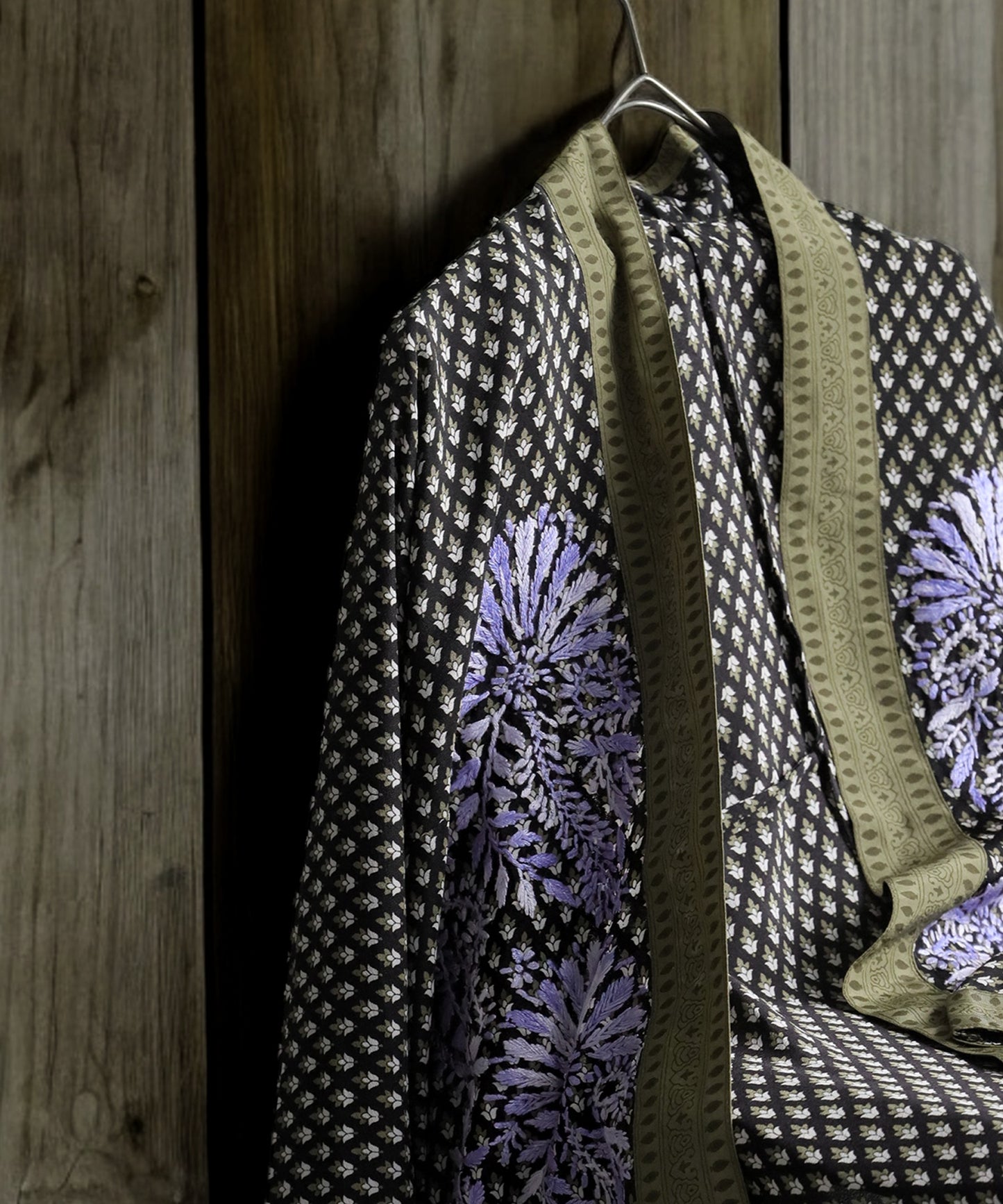 Floral Embroidered Cardigan Ladies