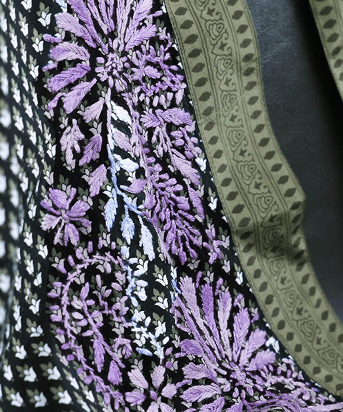 Floral Embroidered Cardigan Ladies